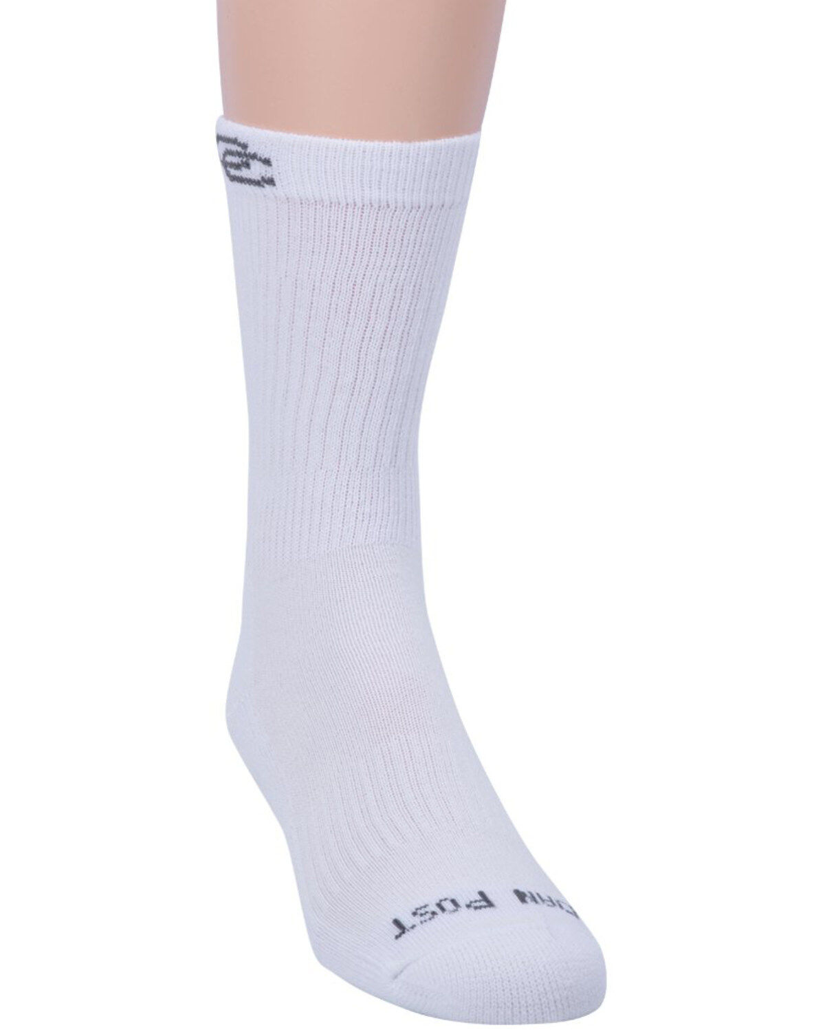 Men's Dan Post Lites Crew White Socks - Size 7 to 10