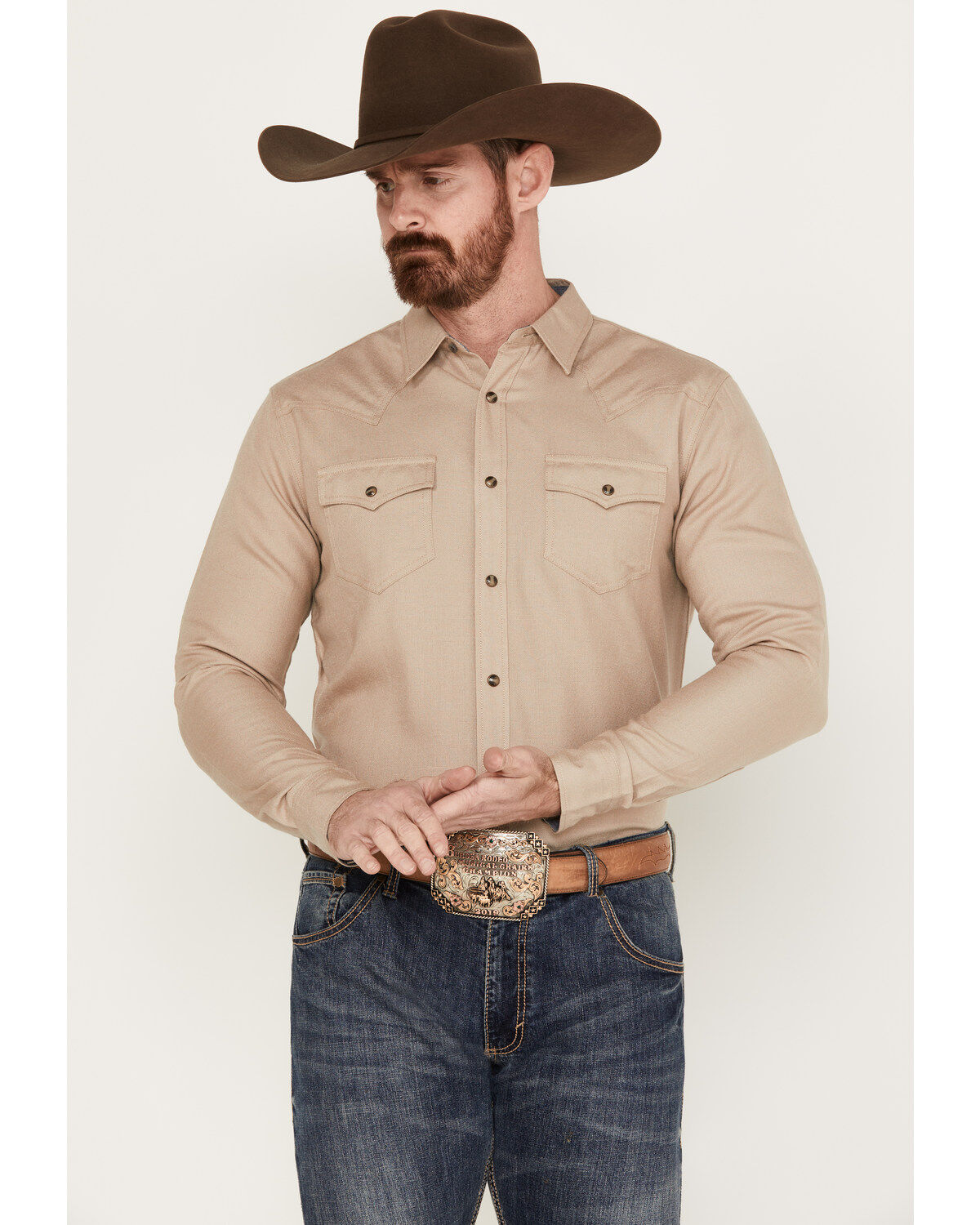 Men's Cody James Wooly Mammoth Western Long Sleeve Shirt
