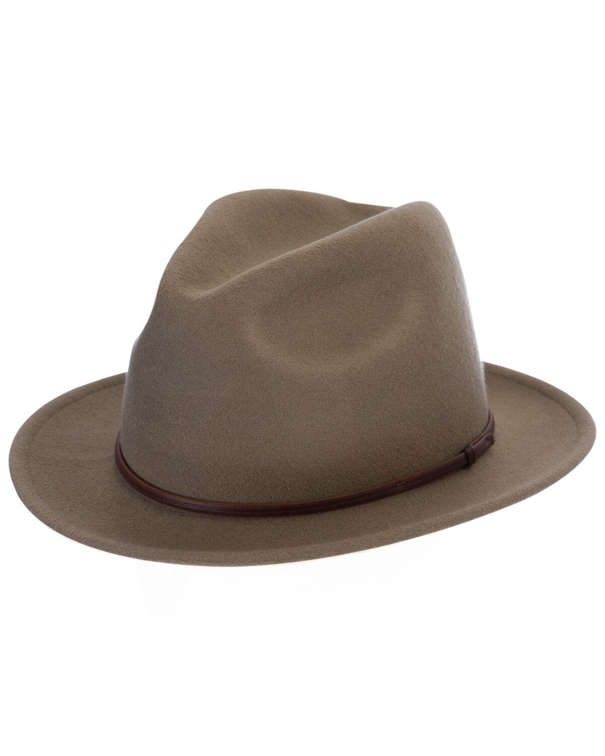 Men's Black Creek Putty Crushable Felt Fedora