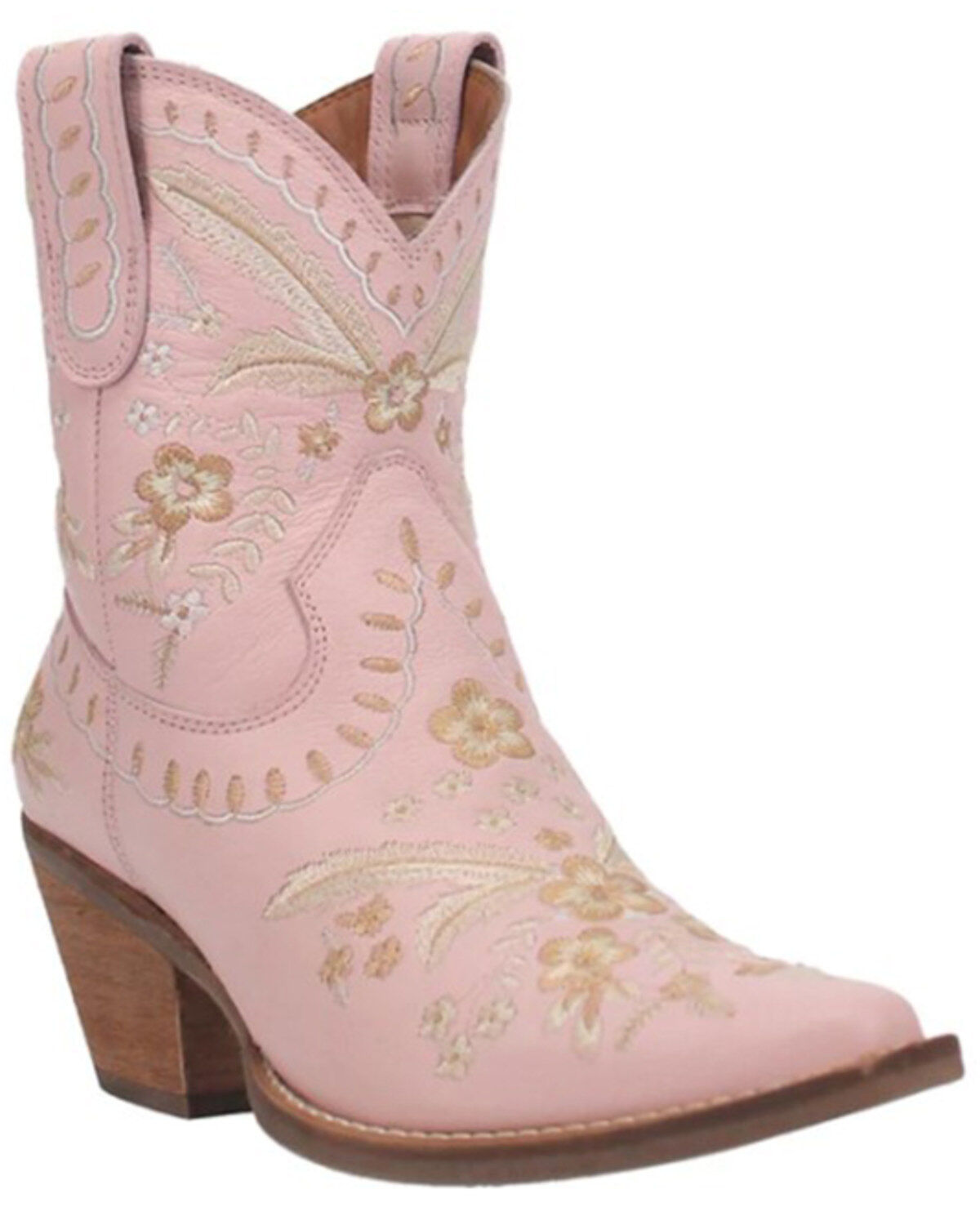Women's Dingo Floral Western Booties - Snip Toe