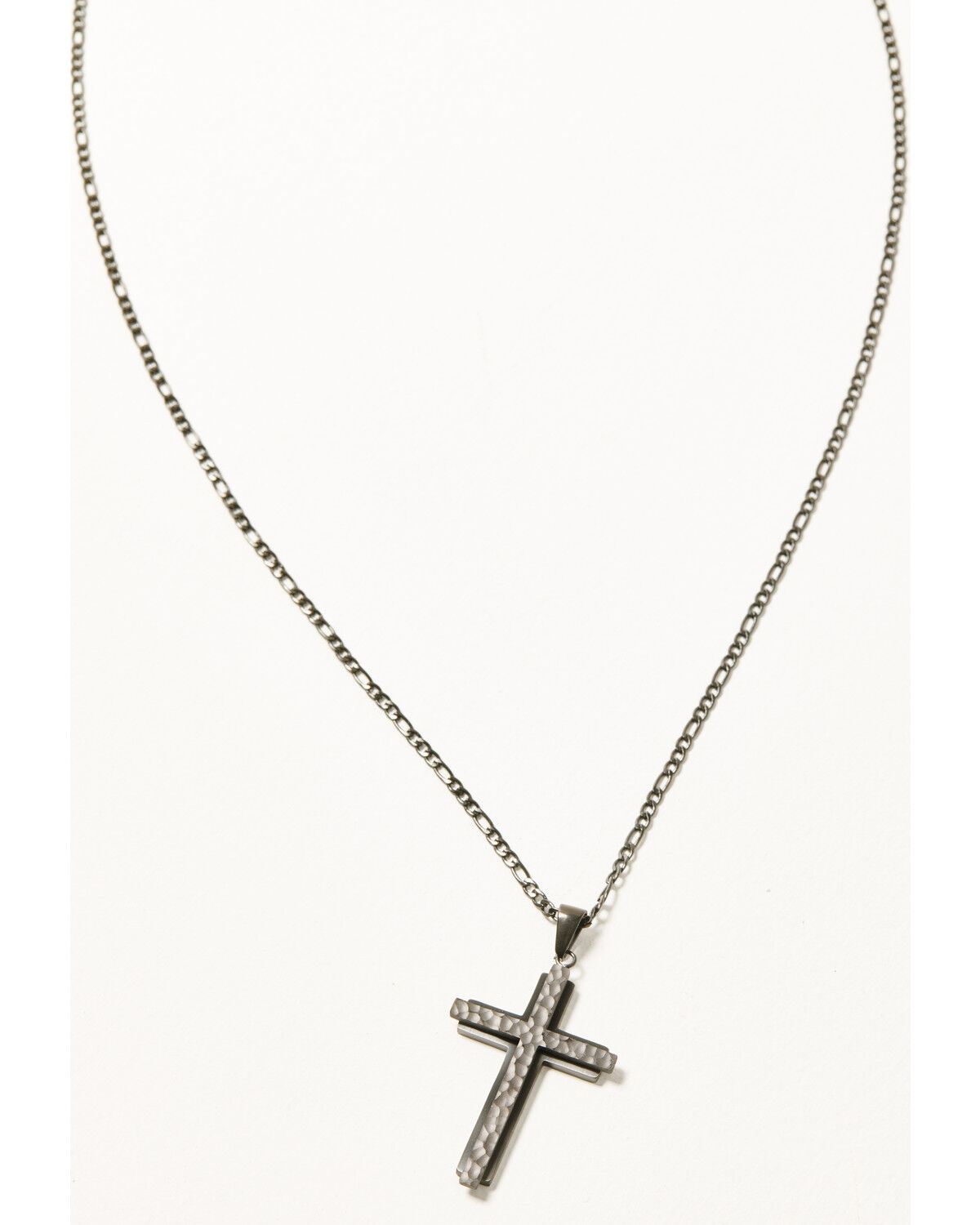 Men's Cody James Textured Cross Necklace