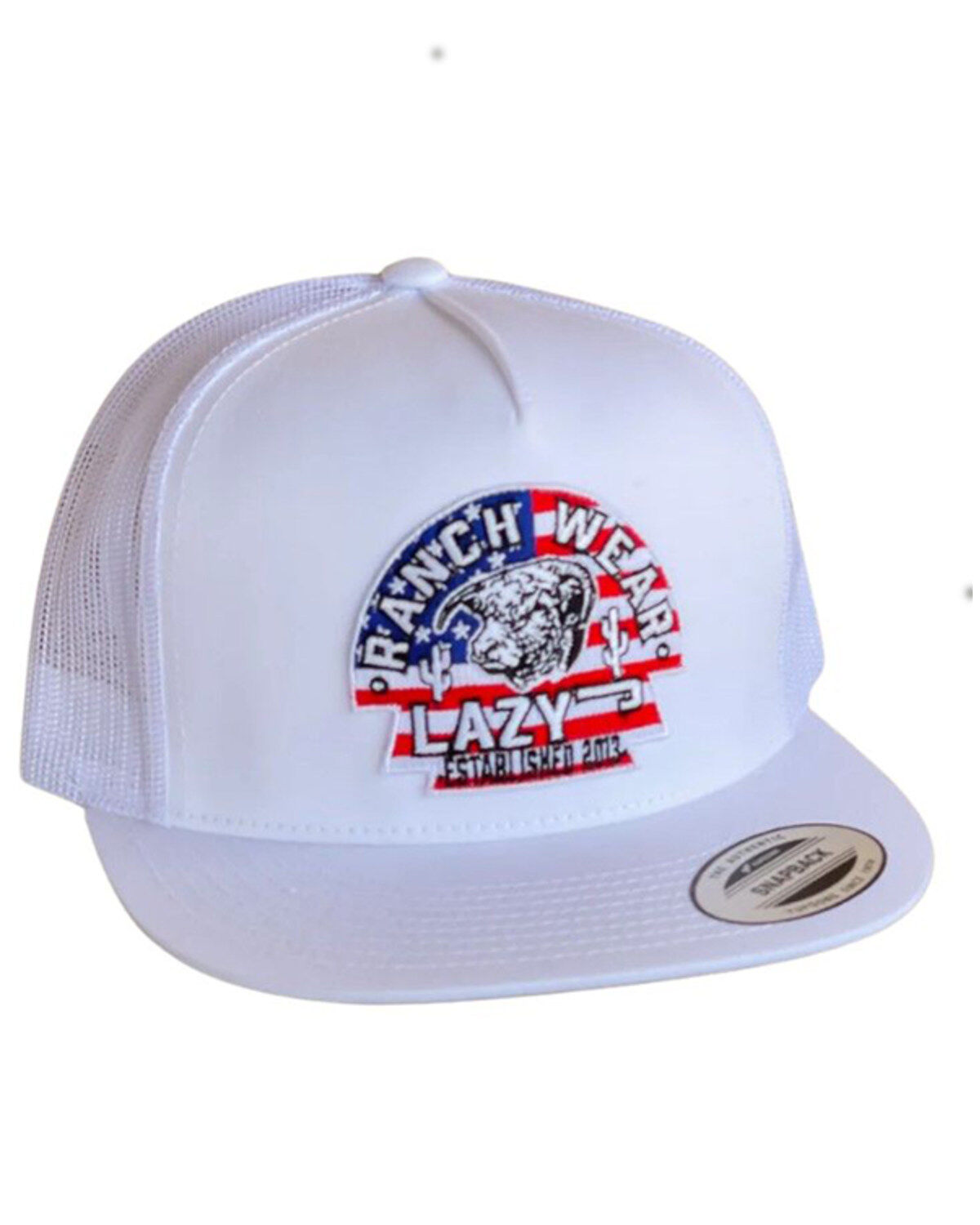 Men's Lazy J Ranchwear USA Patch Ball Cap