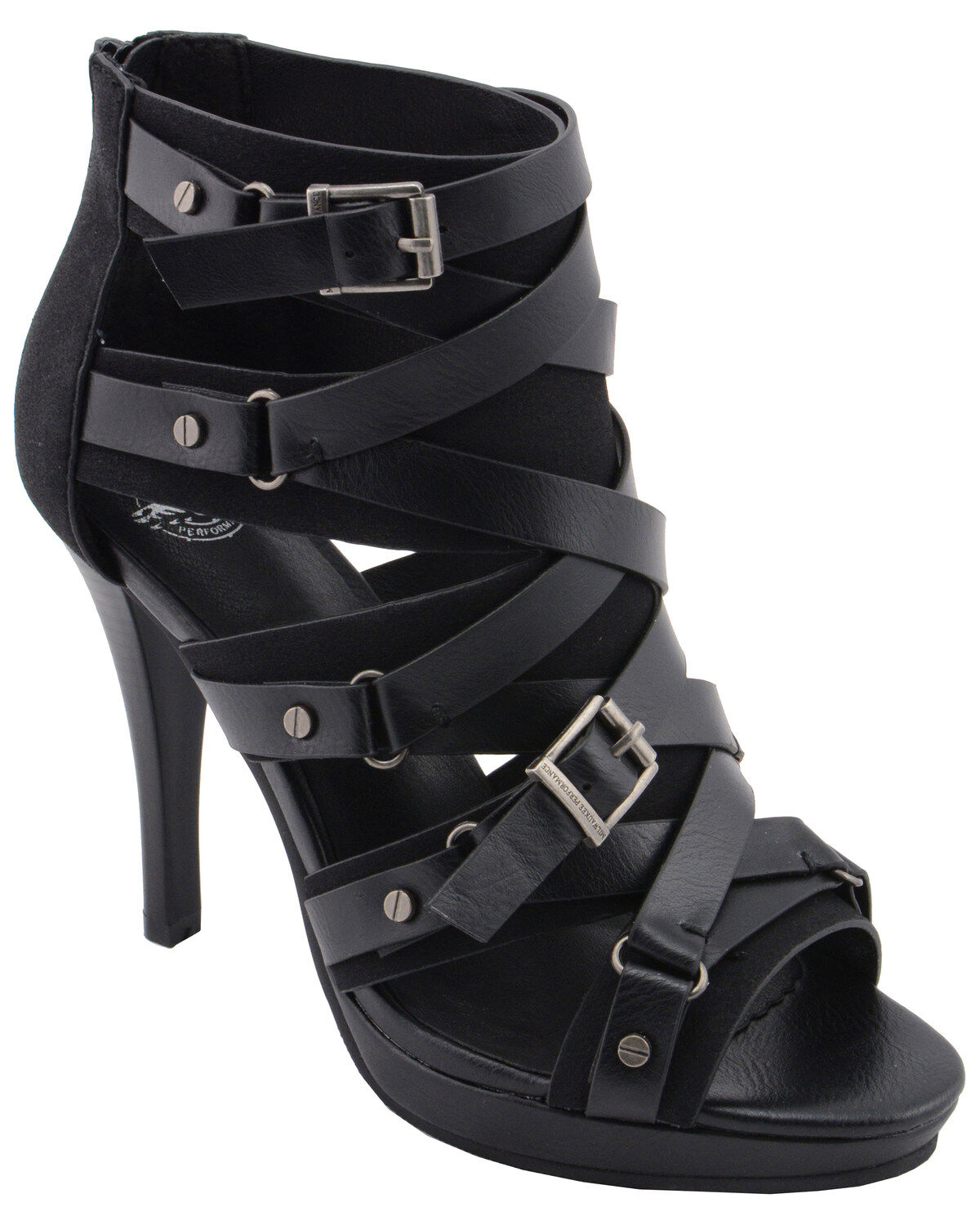 Women's Milwaukee Performance Ankle Strap Stiletto Sandals
