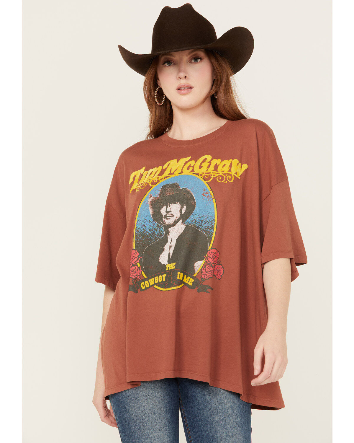 Day Dreamer Tim McGraw Short Sleeve Oversized Tee