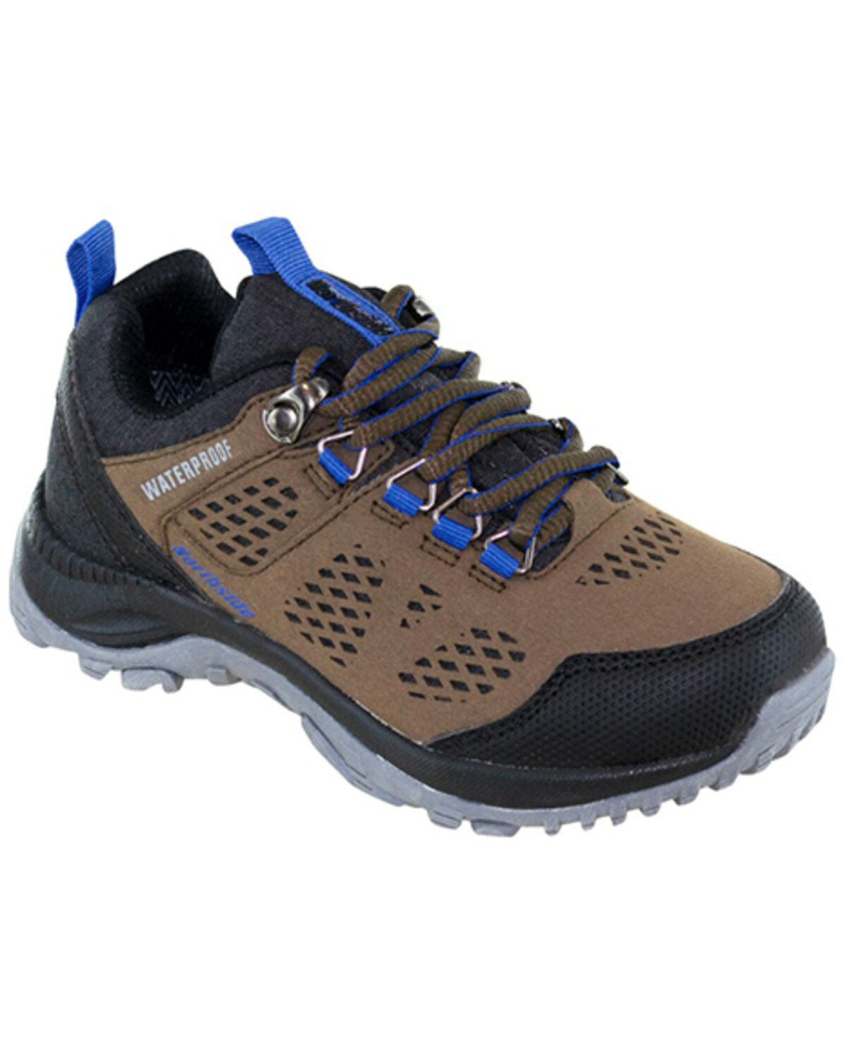 Northside Kid's Benton Mid Waterproof Lace-Up Hiking Boot - Round Toe
