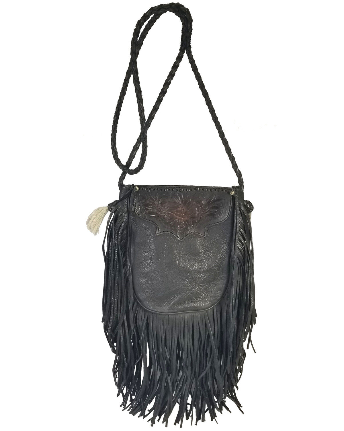 Women's Kobler Leather Tooled Pouch Crossbody Bag