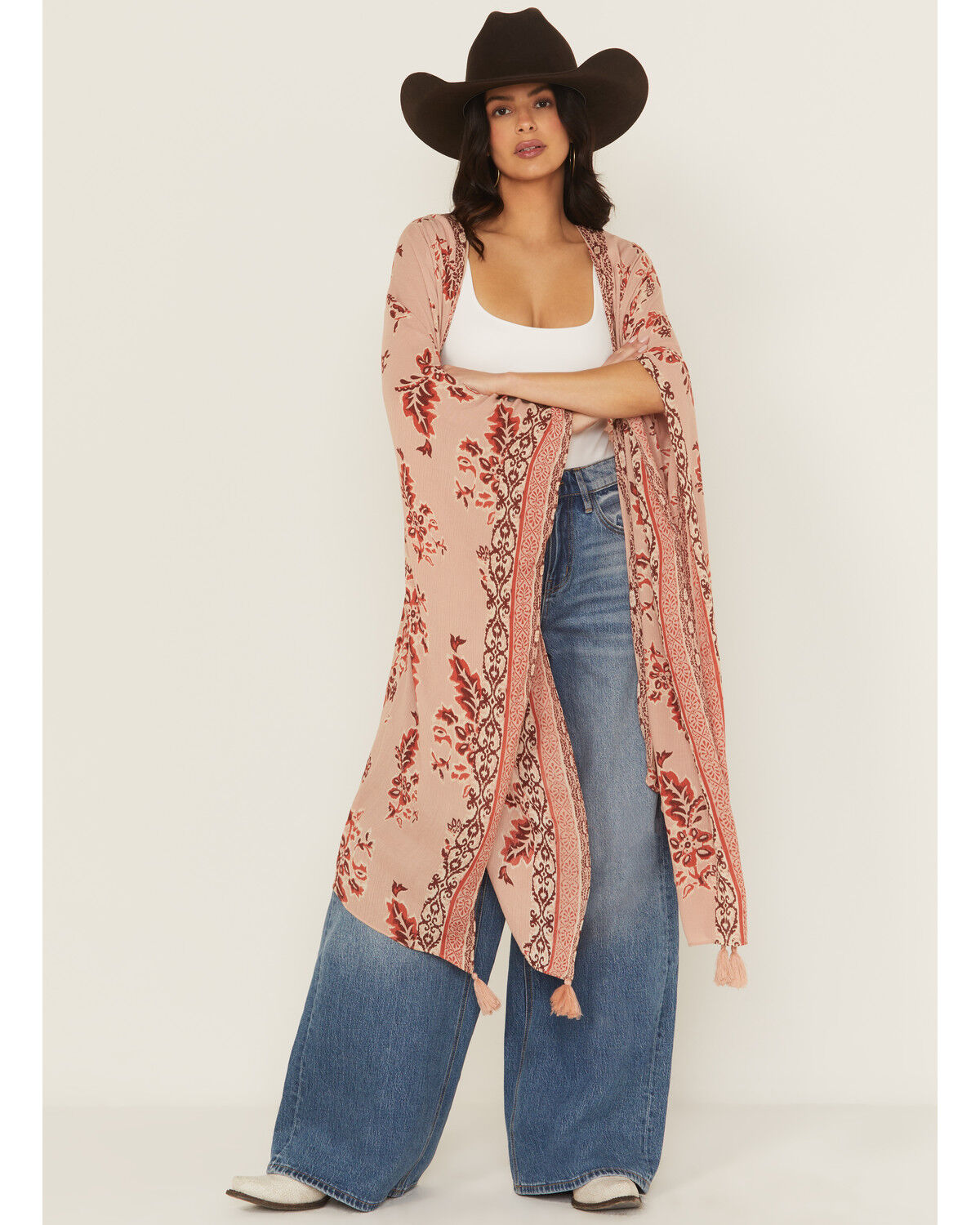 Women's Shyanne Floral Print Crinkle Shawl