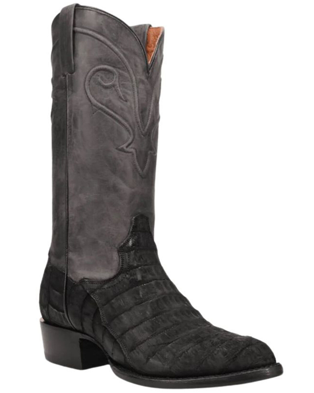 Men's Dan Post Makara Exotic Caiman Western Boots - Round Toe