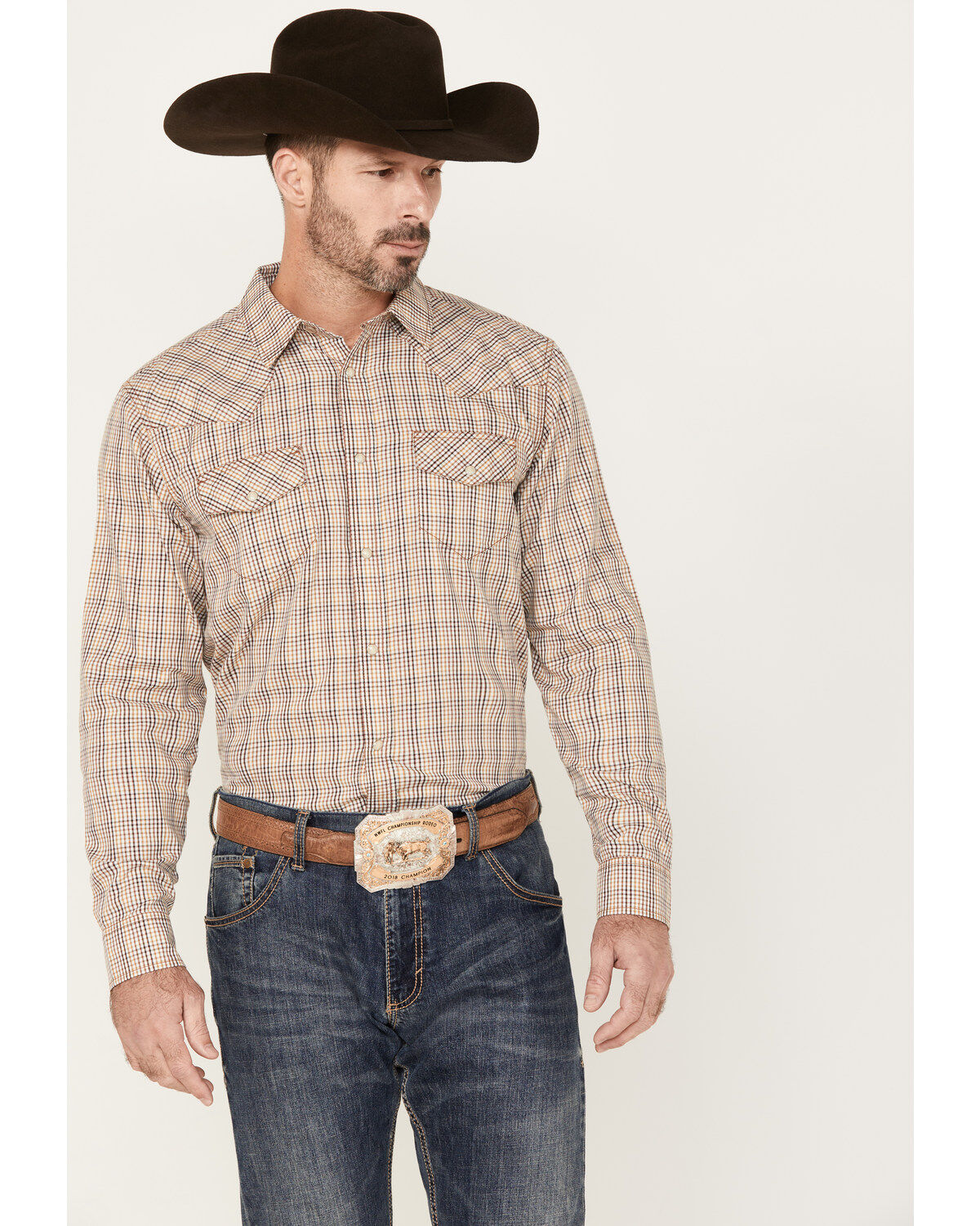 Men's Gibson Saddle Long Sleeve Pearl Snap Western Shirt