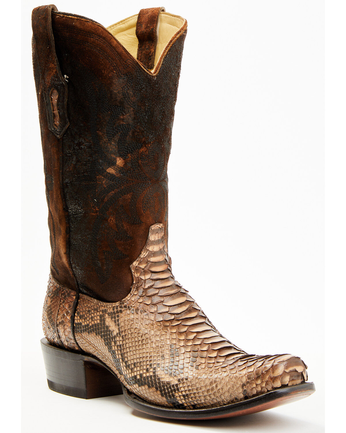 Men's Corral Exotic Python Western Boots - Square Toe