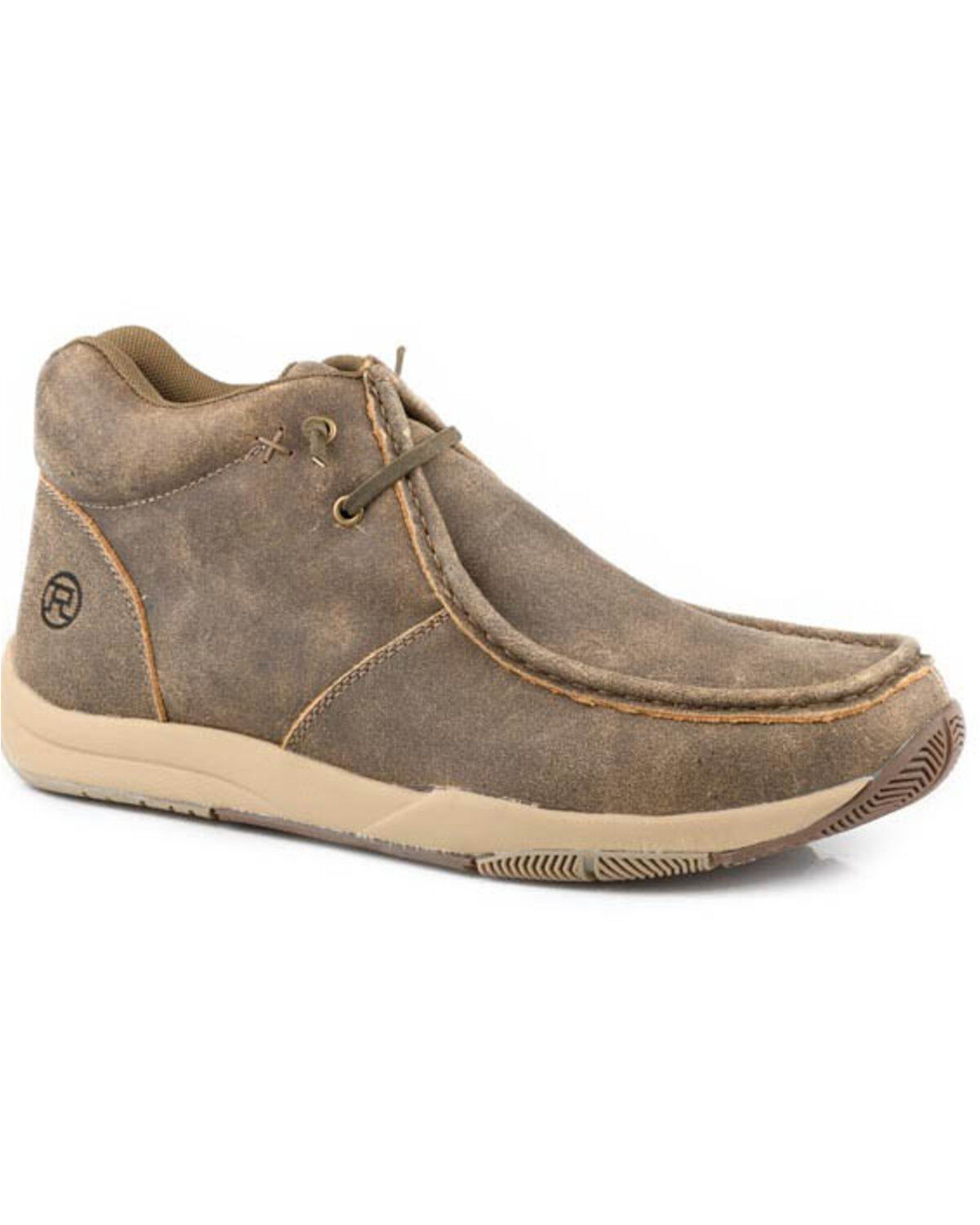 Men's Roper Clearcut Tumbled Leather casual Shoes - Moc Toe