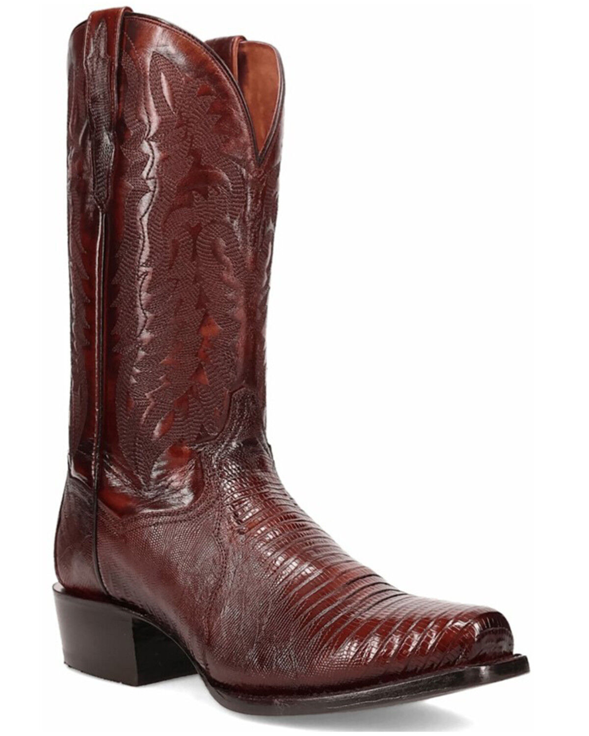 Men's Dan Post Ringold Exotic Teju Lizard Western Boots - Square Toe