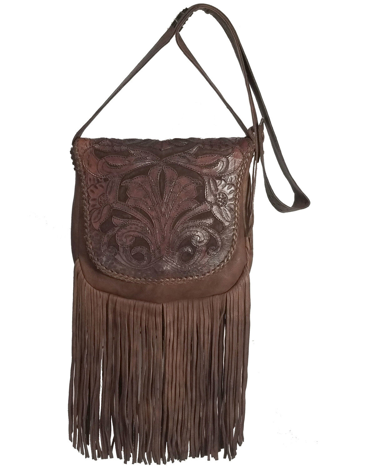 Women's Kobler Leather Tooled Crossbody Bag