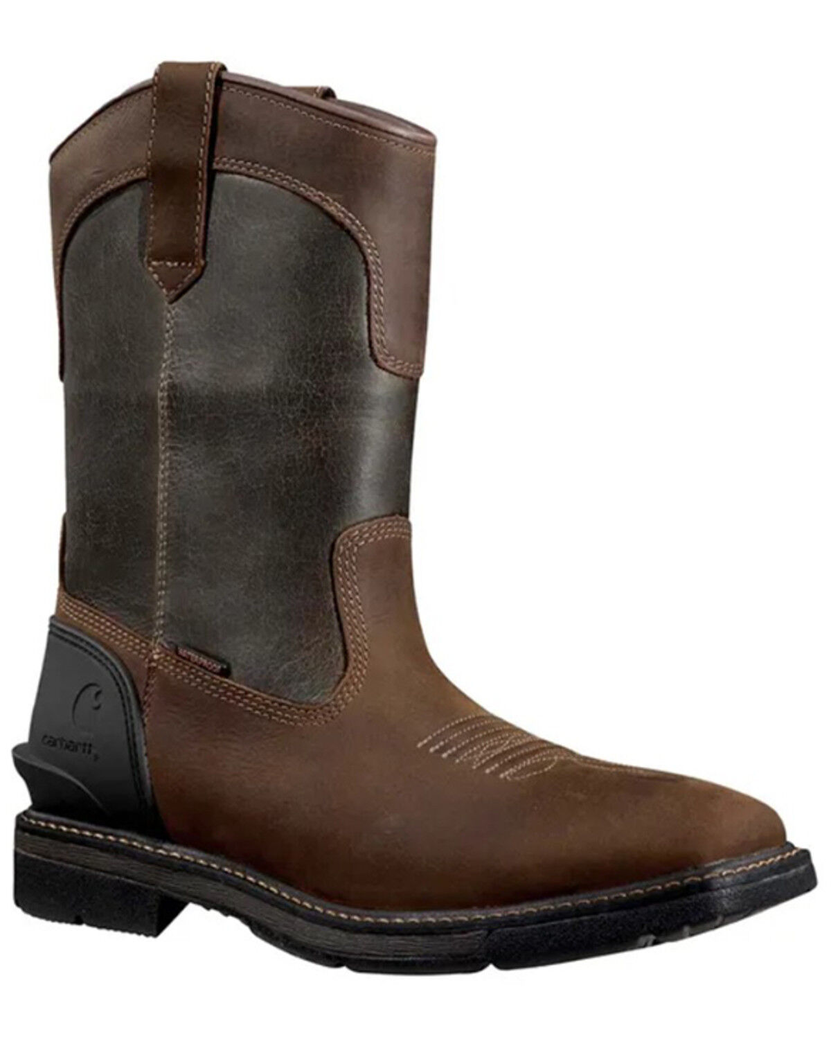 Men's Carhartt Montana 11" Waterproof Wellington Work Boots - Soft Toe