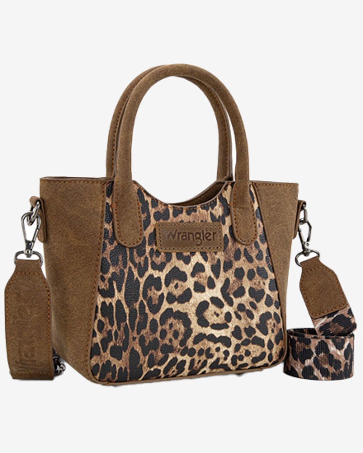 Women's Wrangler Leopard Print Small Crossbody Tote