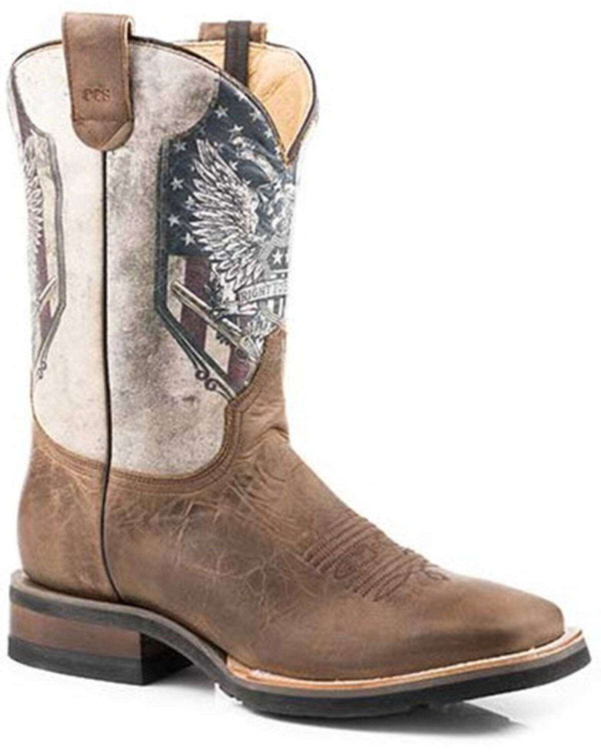 Men's Roper 2nd Amendment Western Boots - Broad Square Toe