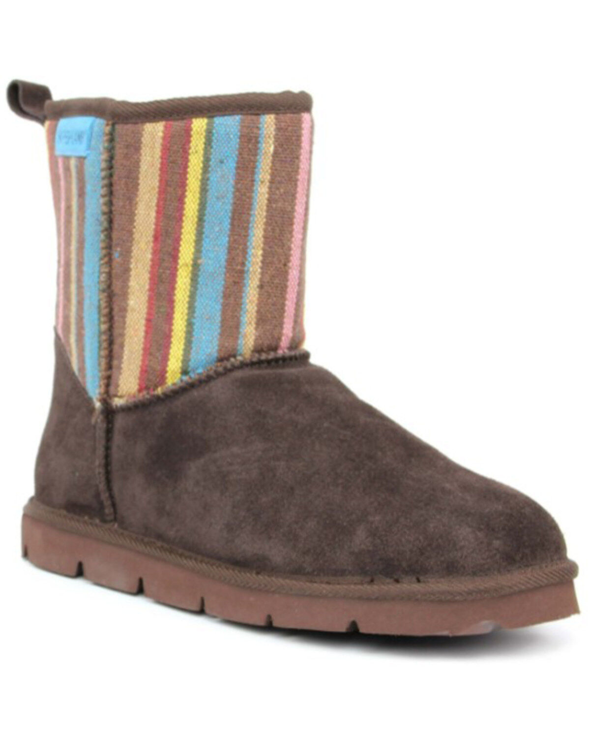 Women's Superlamb Argali Serape 7.5" Suede Leather Pull On Casual Boot