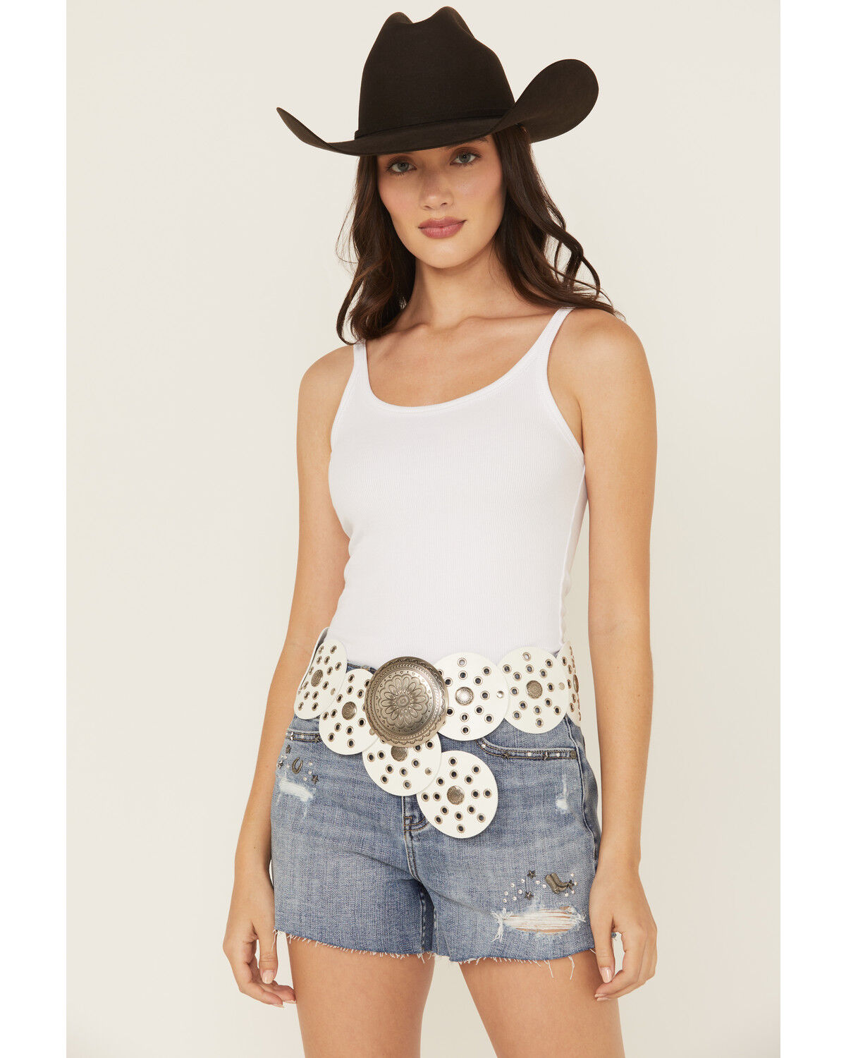 Women's Shyanne Willa Rounds Concho Belt