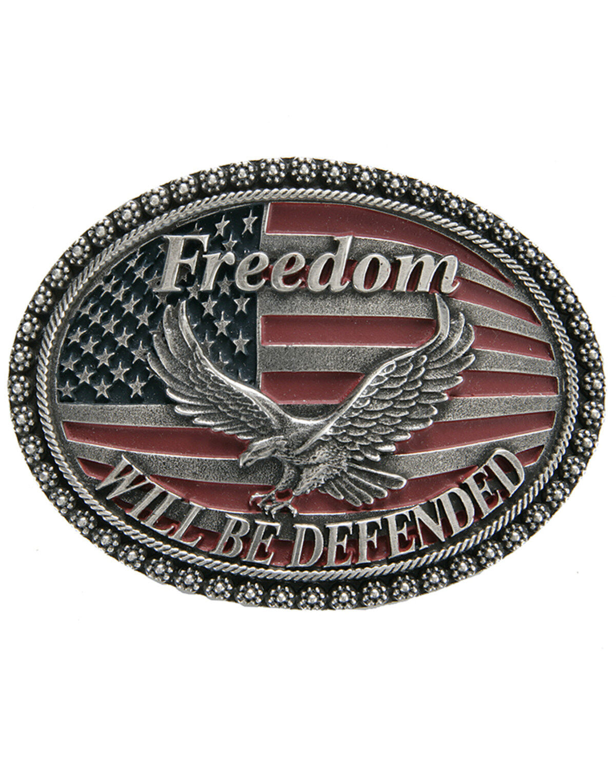 Men's Cody James Freedom Will Be Defended Buckle