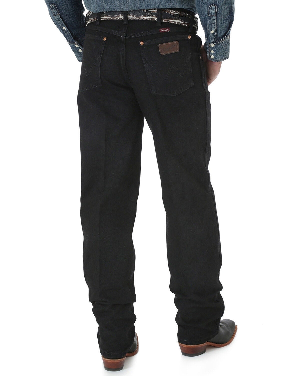 Wrangler Cowboy Cut Relaxed Fit Prewashed Jeans - Shadow Black