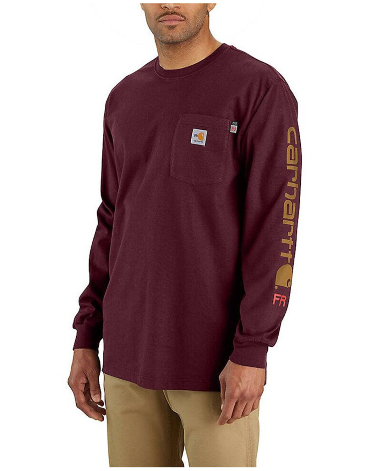 Men's Carhartt FR Force Loose Fit Lightweight Long Sleeve Pocket Work