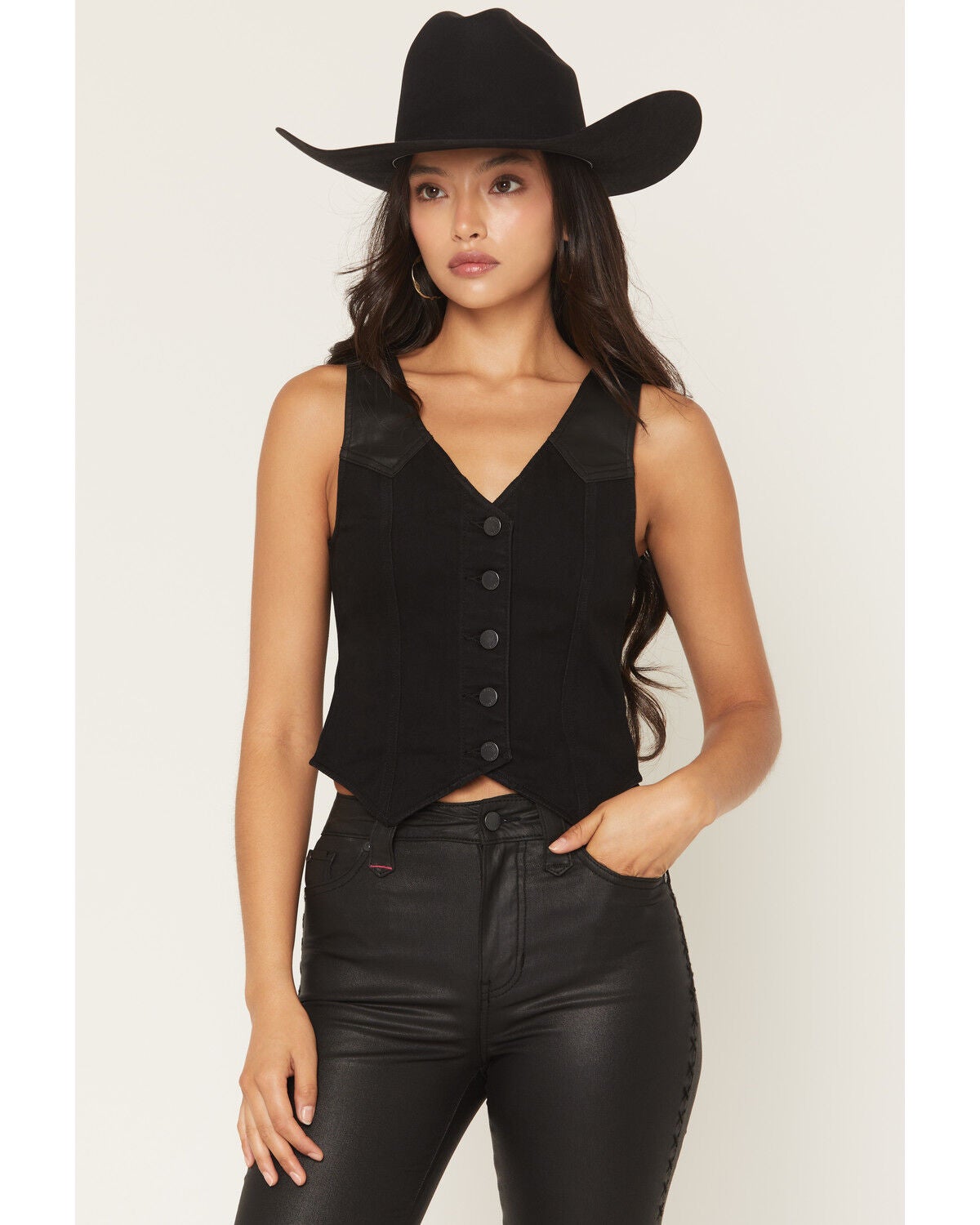 Women's Idyllwind Solid Button-Down Fashion Vest