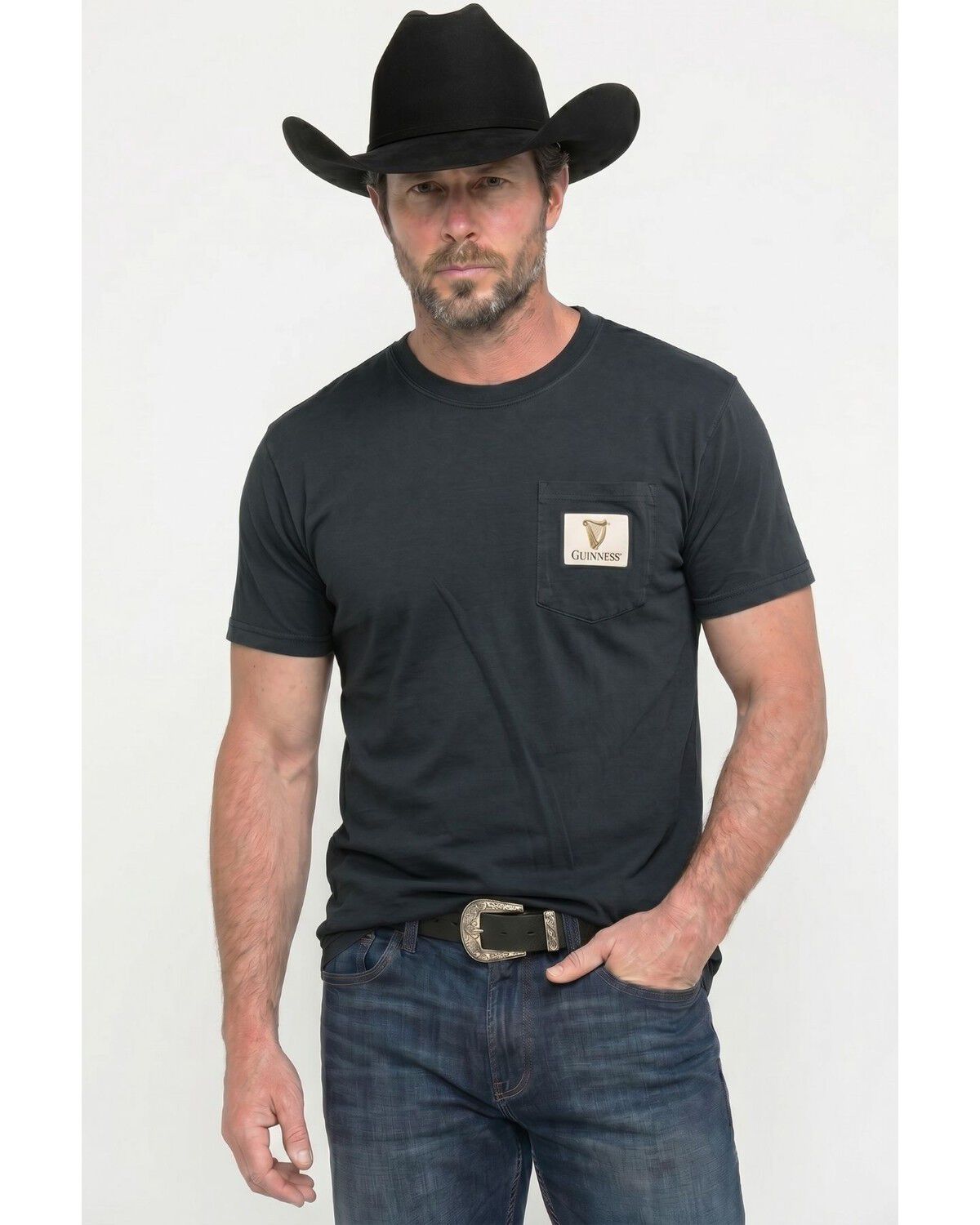 Men's Changes Guinness Short Sleeve Graphic Pocket T-Shirt