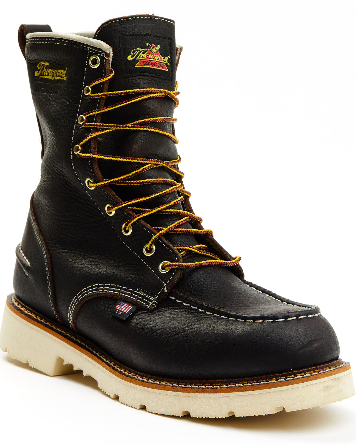 Men's Thorogood Boot Barn Exclusive Briar Pitstop Waterproof 8" Work B