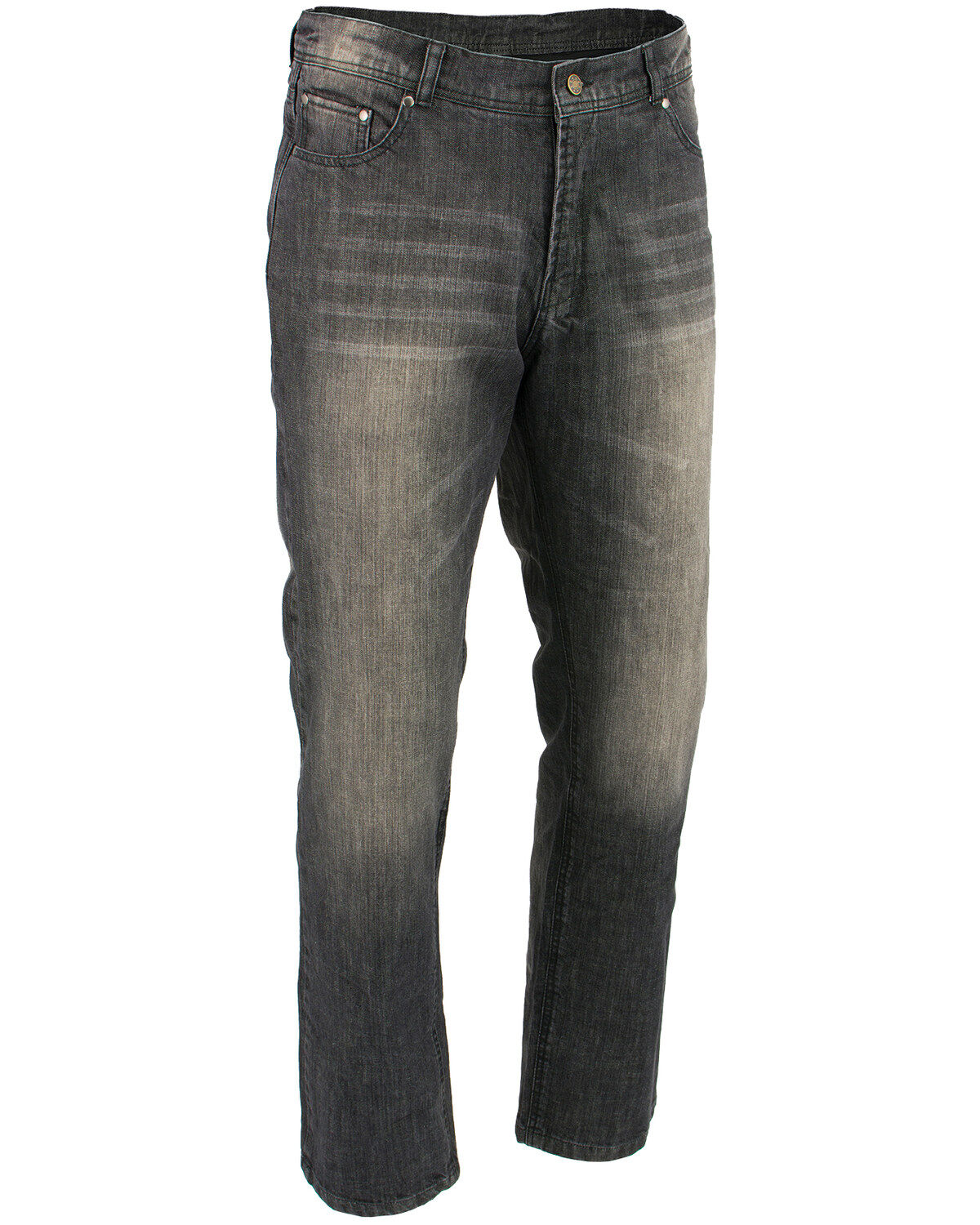 Men's Milwaukee Leather Black 34" Denim Jeans Reinforced With Aramid -