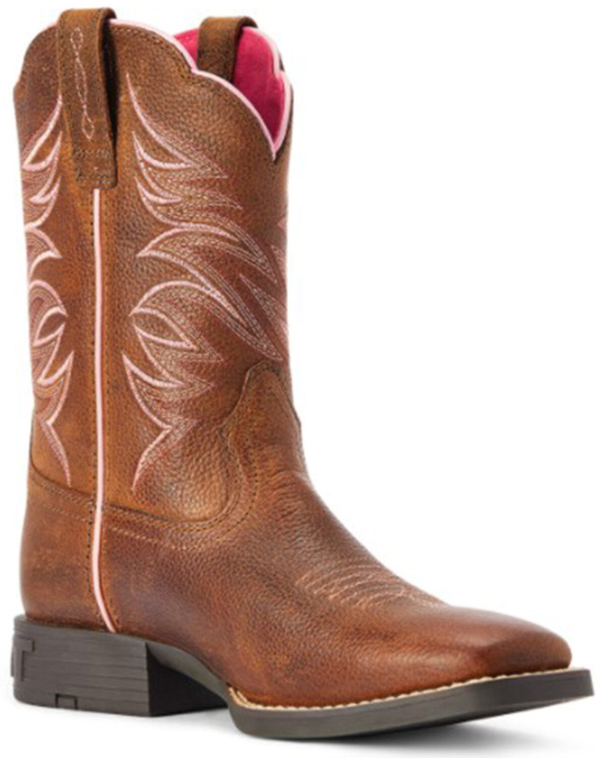 Girls' Ariat Firecatcher Rowdy Western Boots - Broad Square Toe