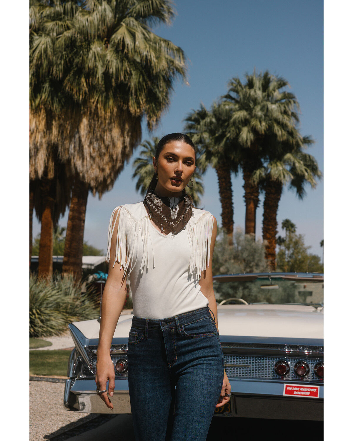 Women's Idyllwind Lady Luck Fringe Faux Suede Top