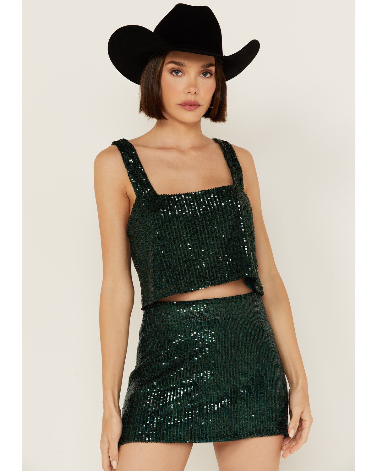 Women's Show Me Your Mumu Tara Sequins Crop Top