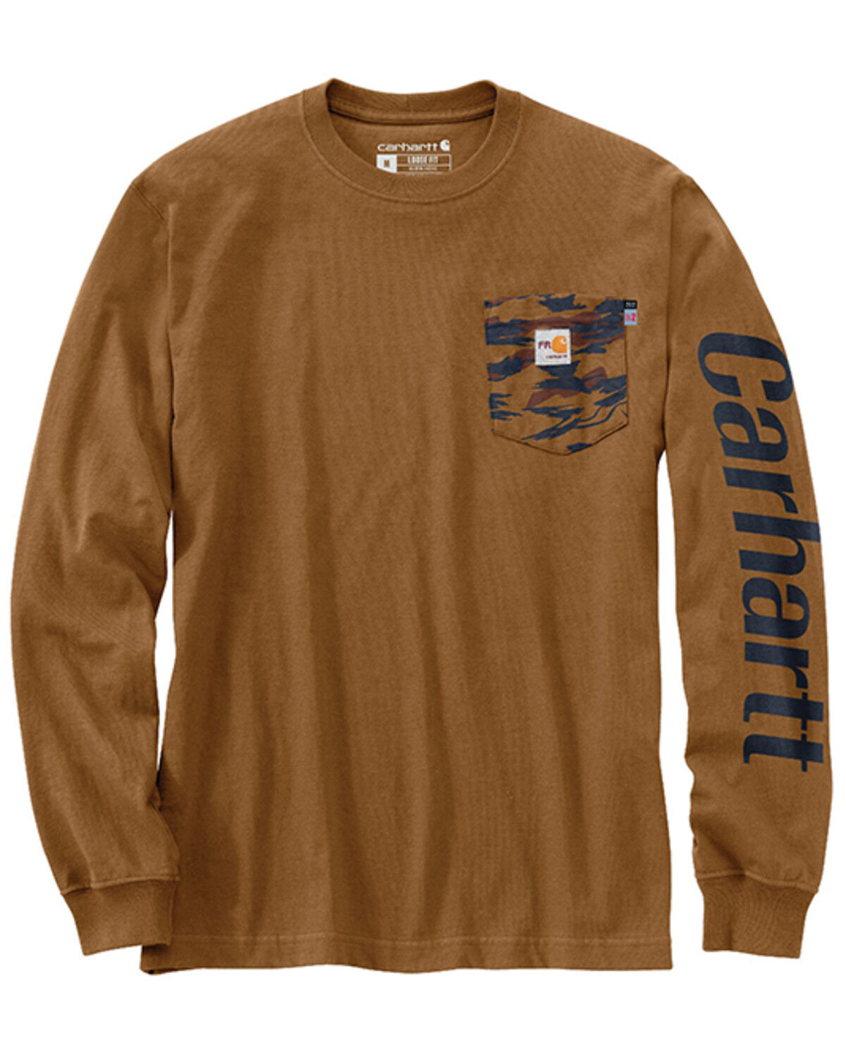 Men's Carhartt FR Force Loose Fit Lightweight Camo Graphic Long Sleev