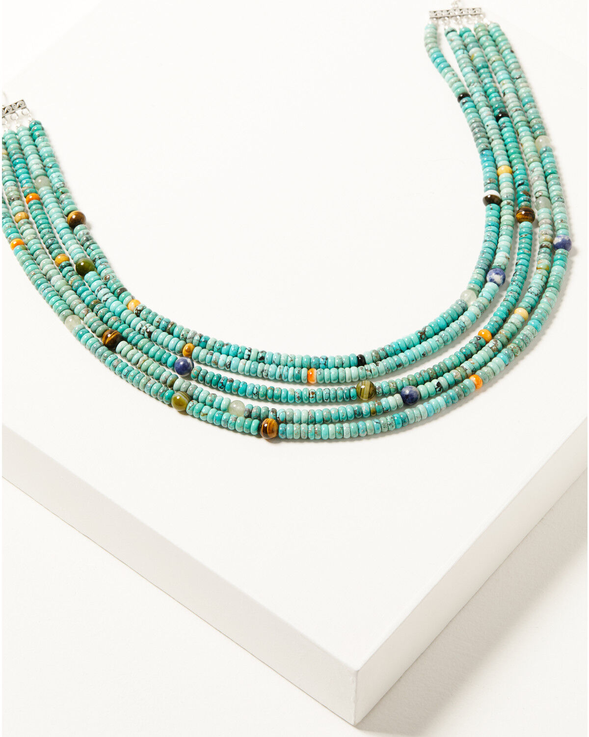 Women's Paige Wallace Spiny Oyster and Turquoise Rondelle Layered Neck