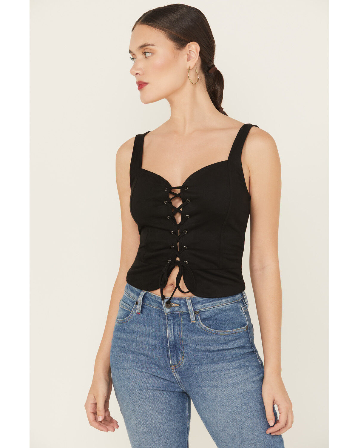 Women's Idyllwind Eastland Faux Suede Lace-Up Corset