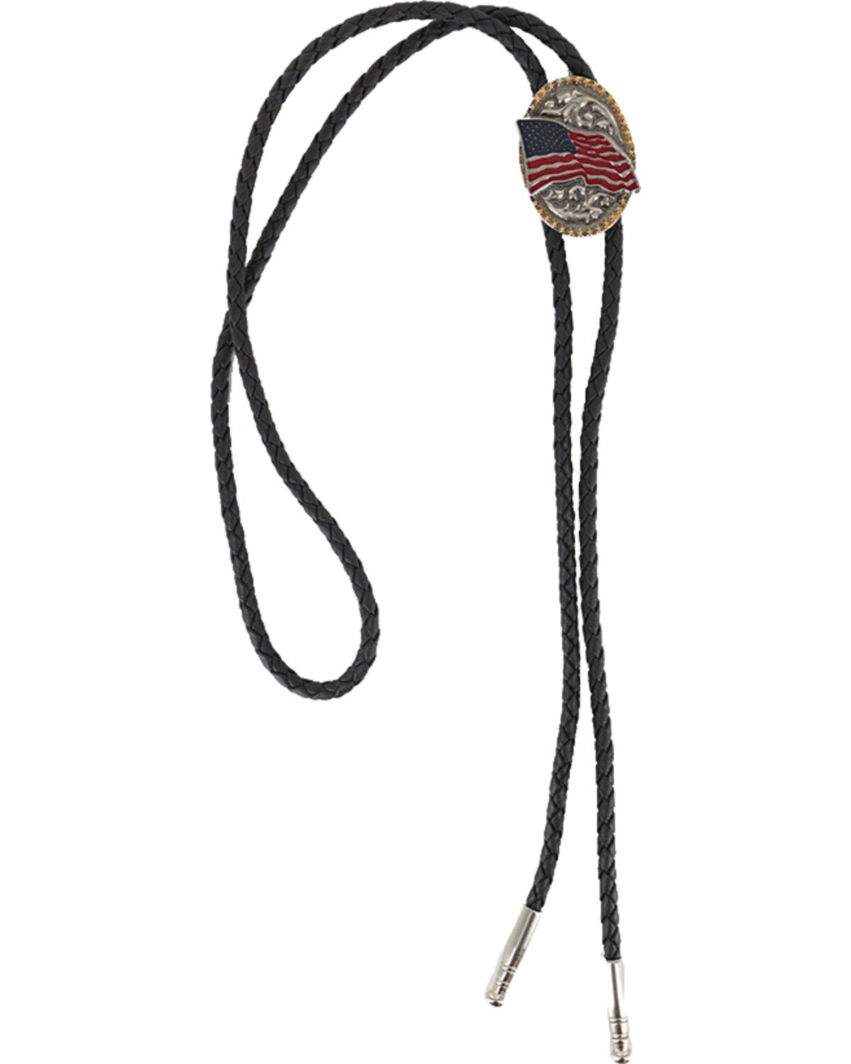 Men's Cody James American Flag Bolo Tie