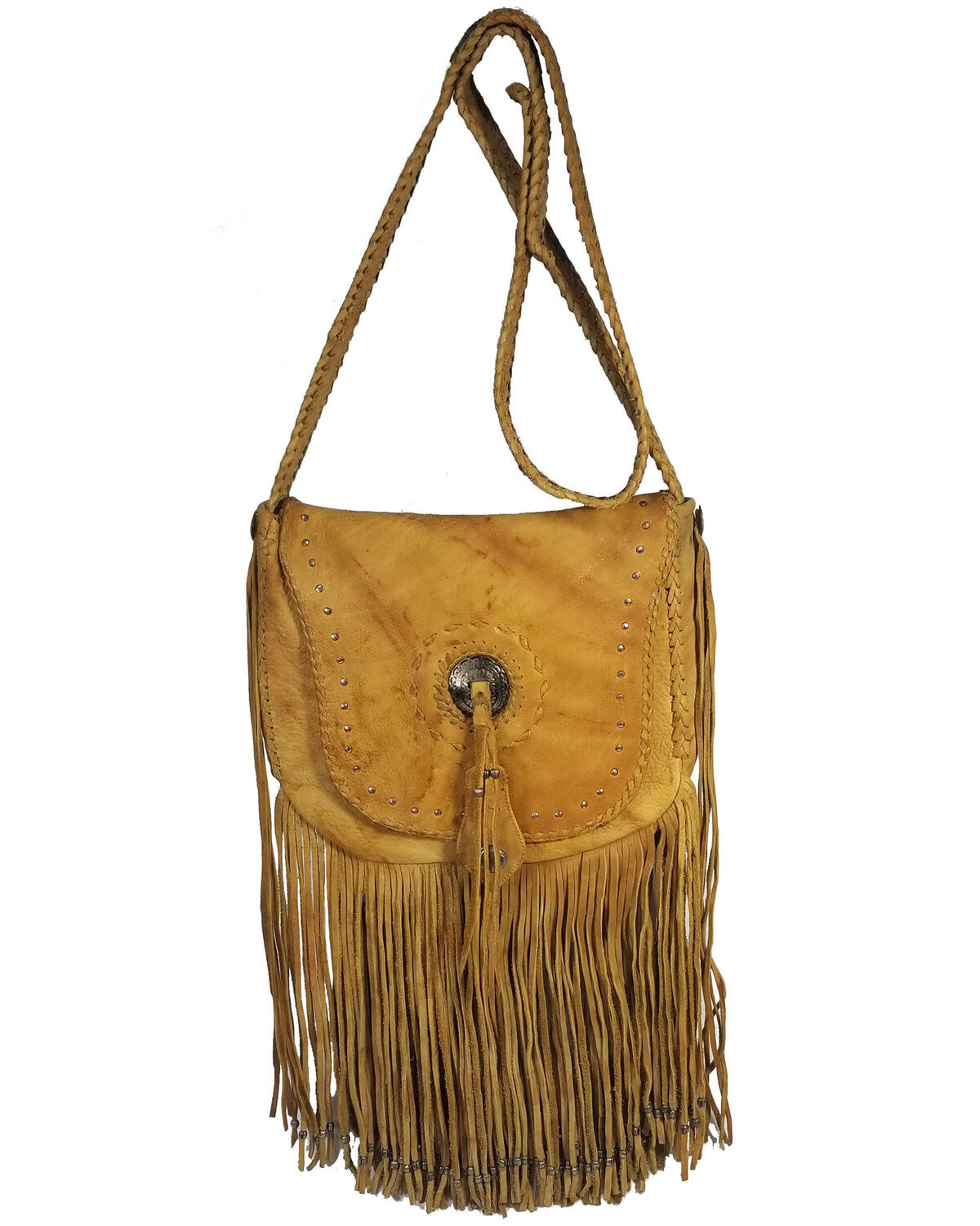Women's Kobler Leather Concho Crossbody Bag