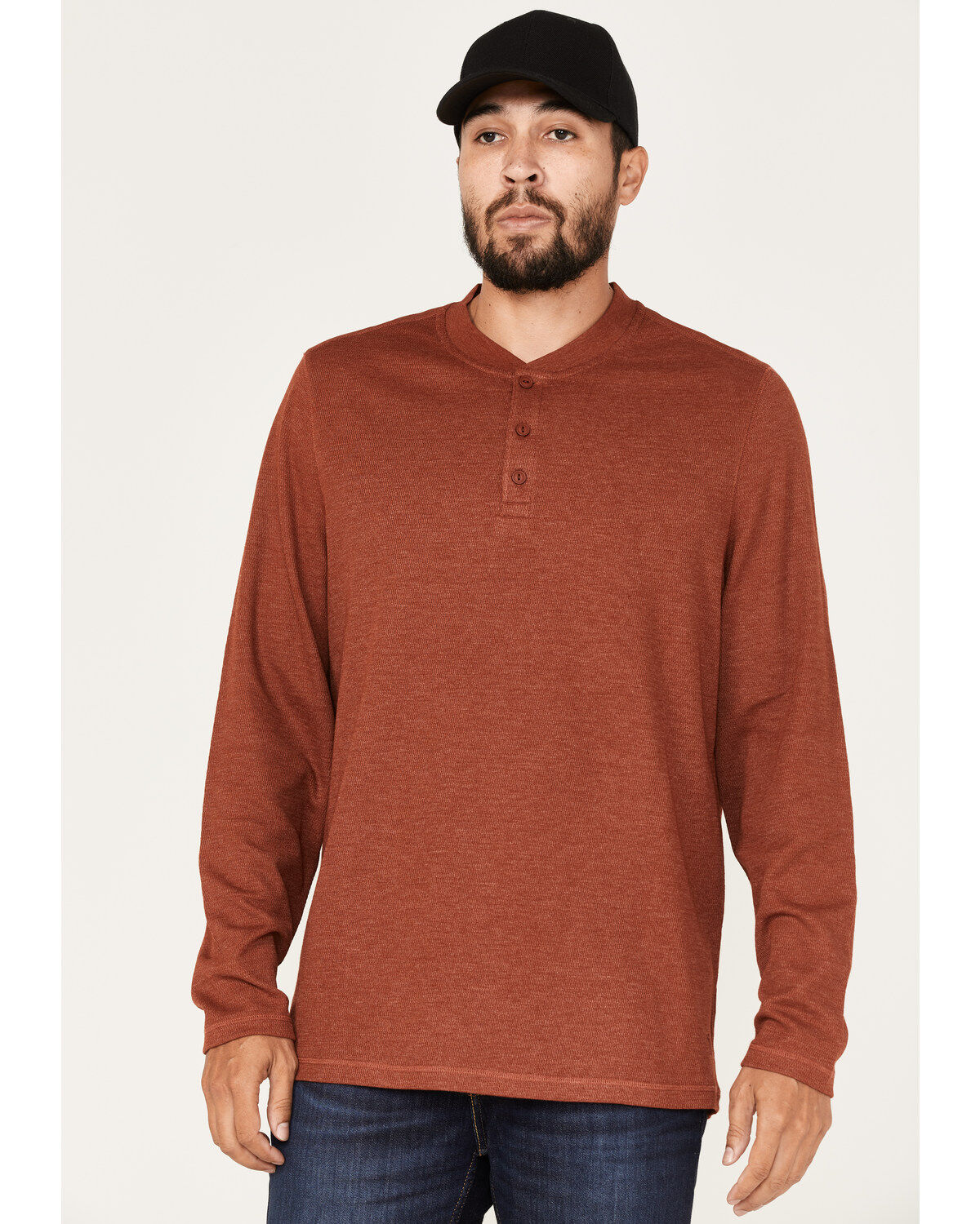 Men's Brothers and Sons Henley Thermal T-Shirt