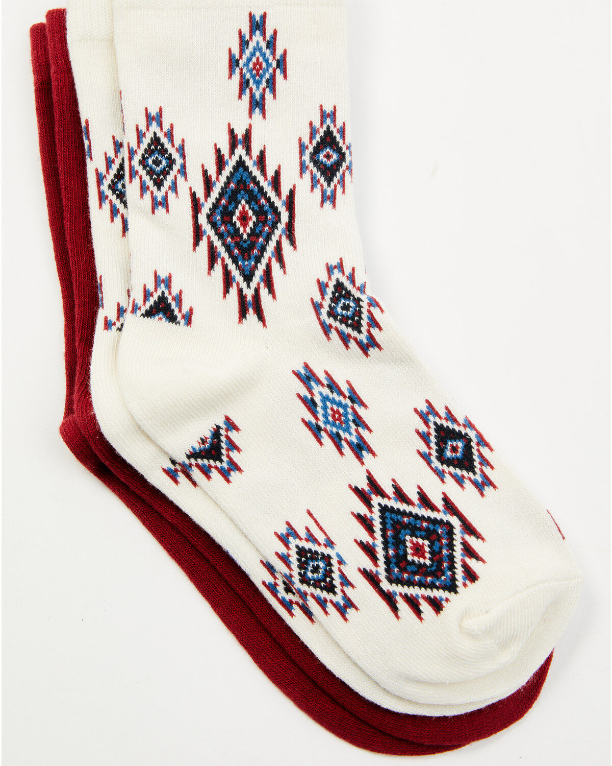 Girls' Shyanne Romy Southwestern Crew Socks - 2-Pack