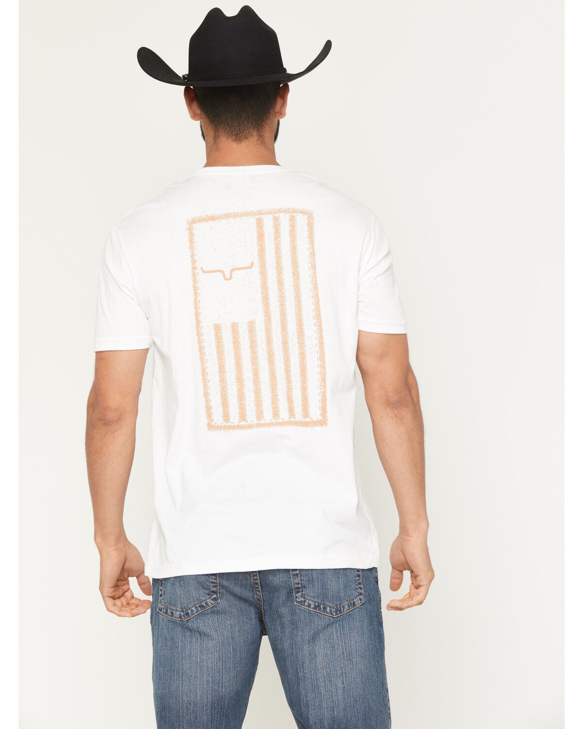 Men's Kimes Ranch Patched Patriotic Logo Short Sleeve Graphic T-Shirt