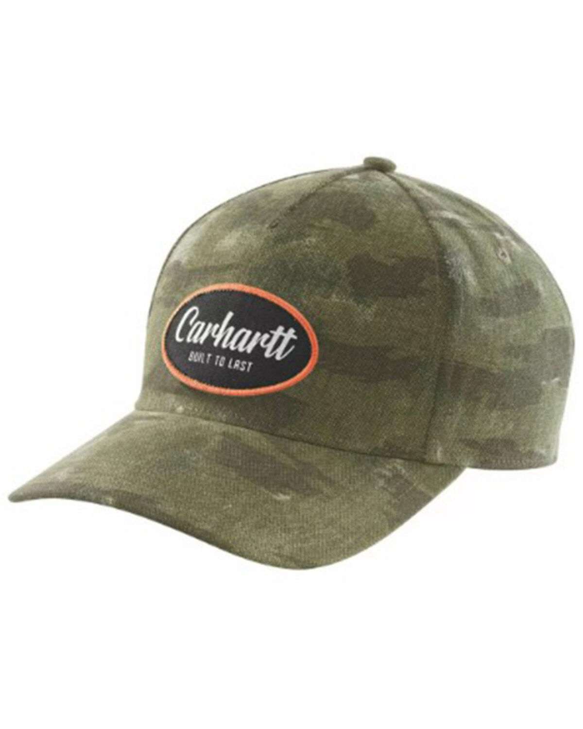 Men's Carhartt Logo Patch Camo Print Built To Last Ball Cap