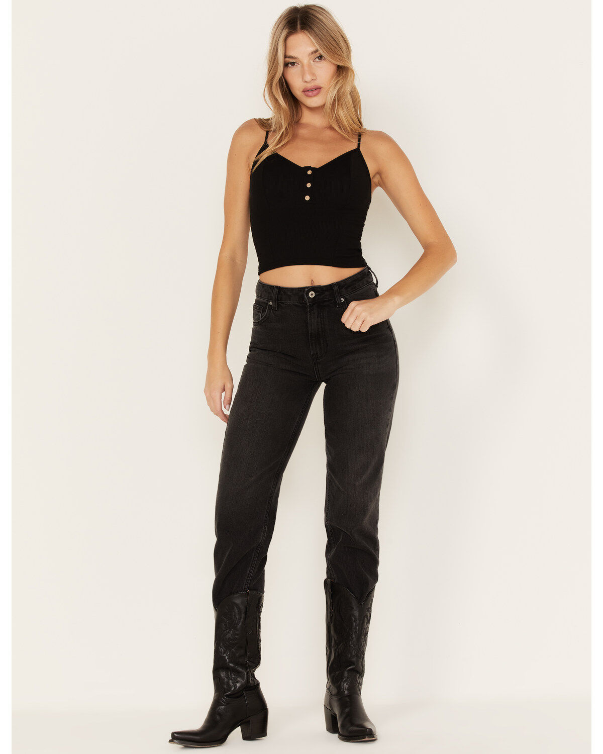 Women's Free People High Rise Pacifica Straight Jeans