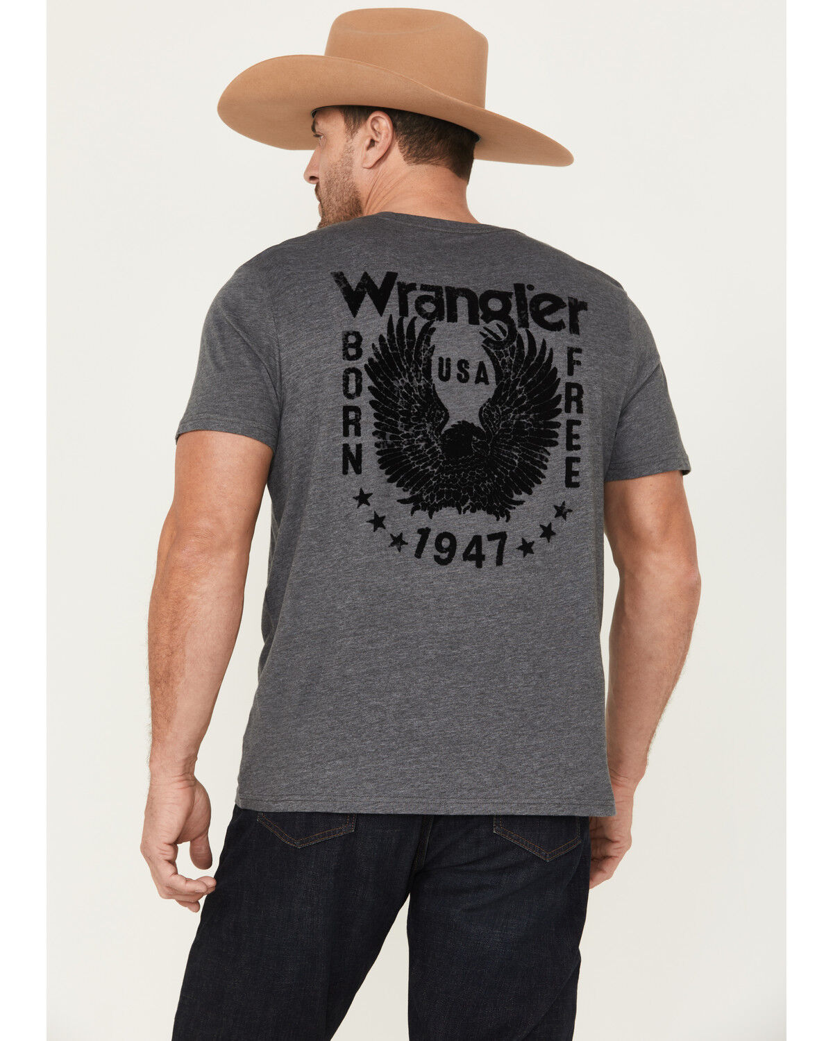 Men's Wrangler Born Free Short Sleeve Graphic T-Shirt