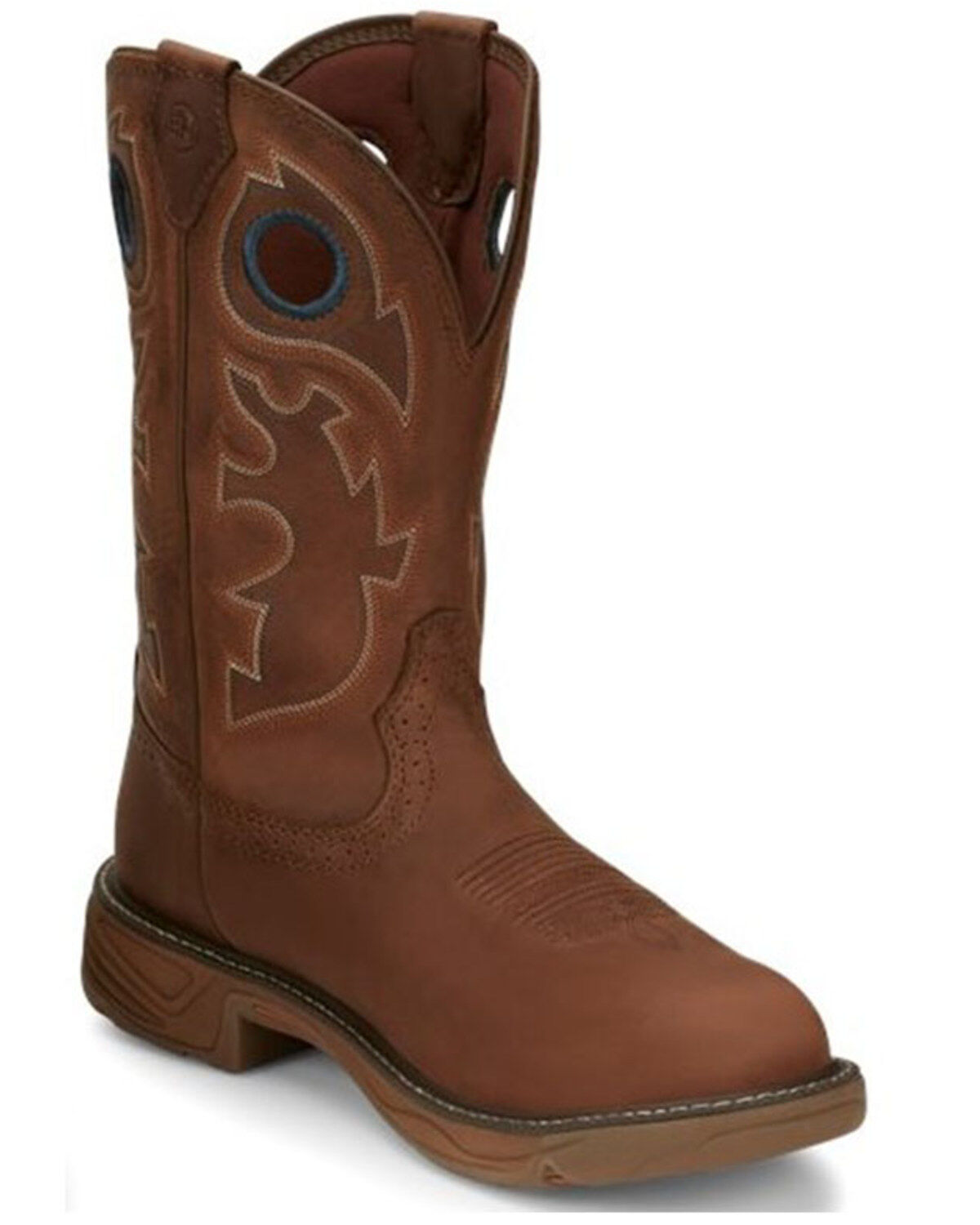 Men's Justin Rush Barley Western Work Boots - Soft Toe