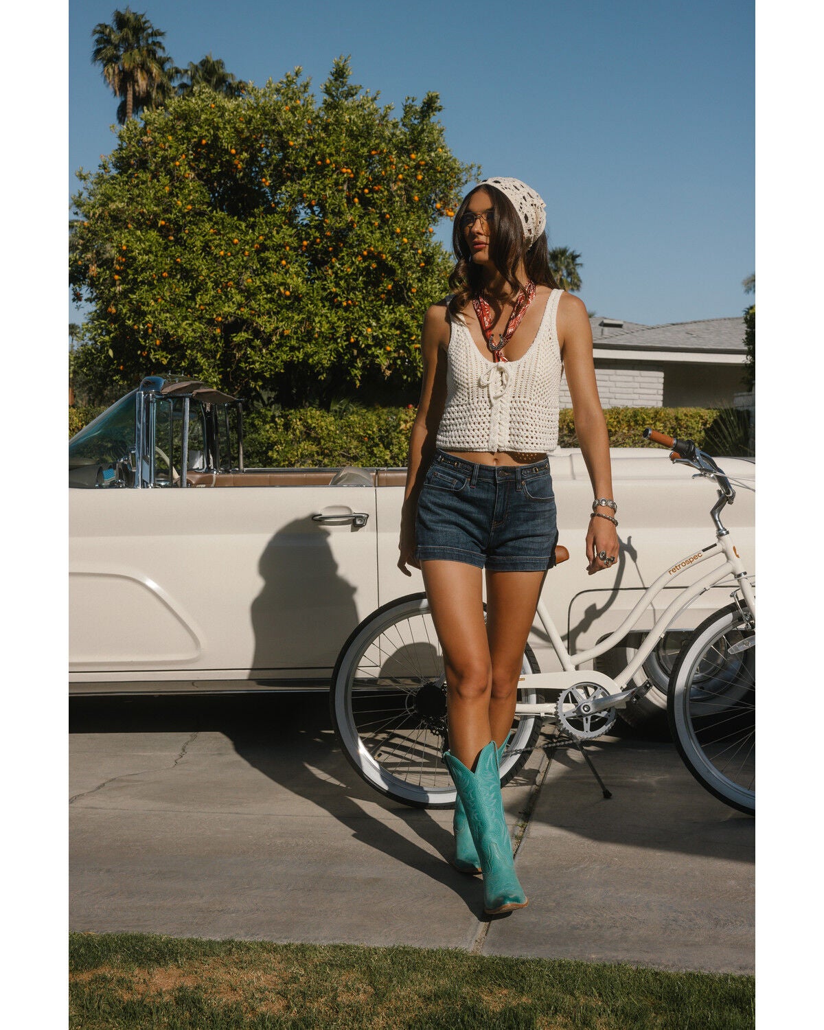 Women's Idyllwind Rockwall Open Weave Cropped Sweater Tank