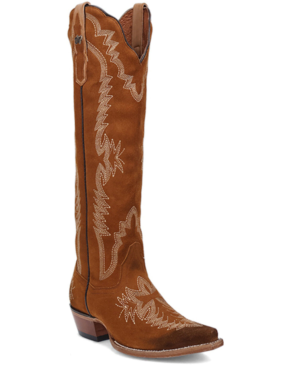 Women's Dan Post Marlowe Suede Tall Western Boots - Snip Toe