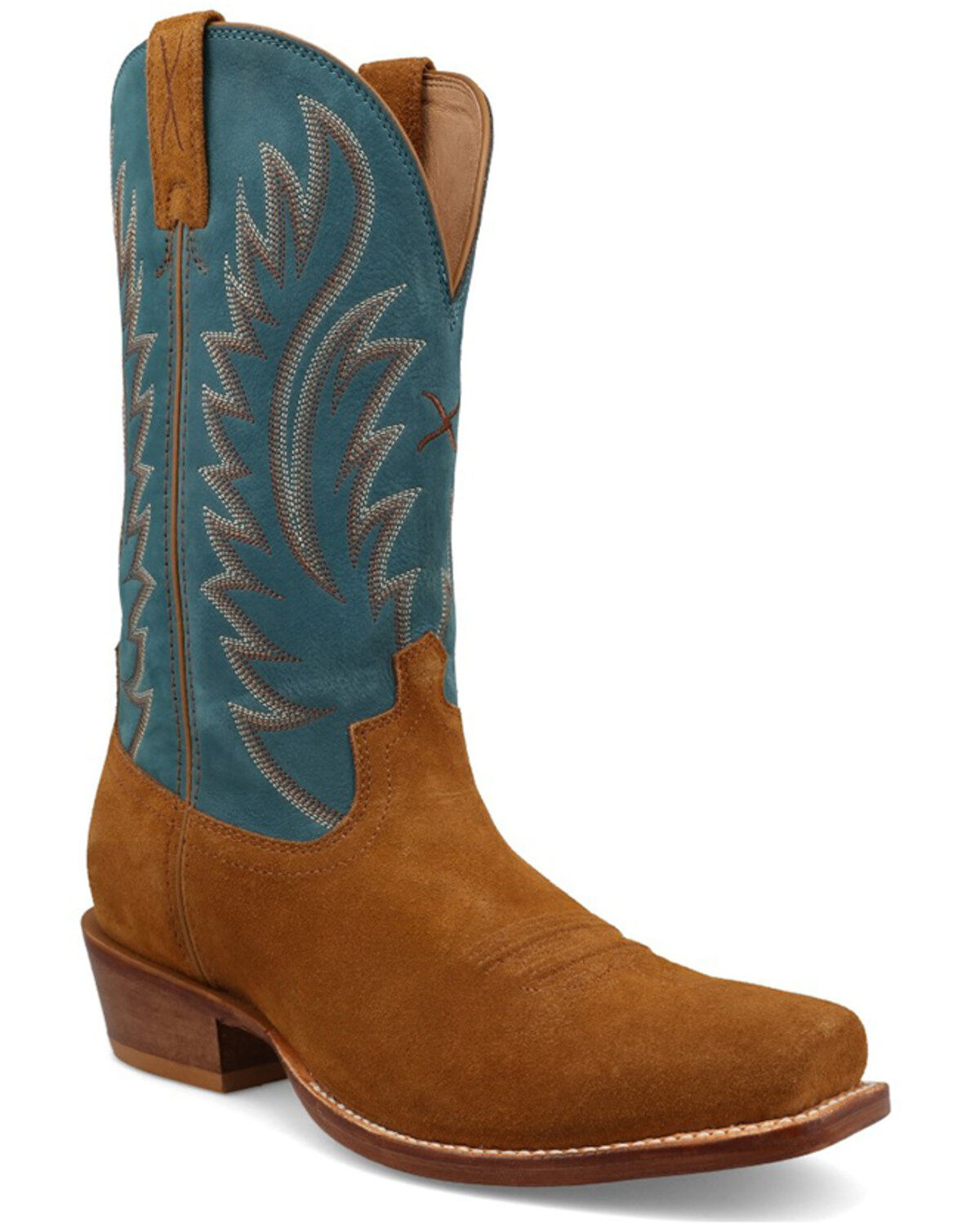 Men's Twisted X 12" Tech X Roughout Western Boots - Square Toe