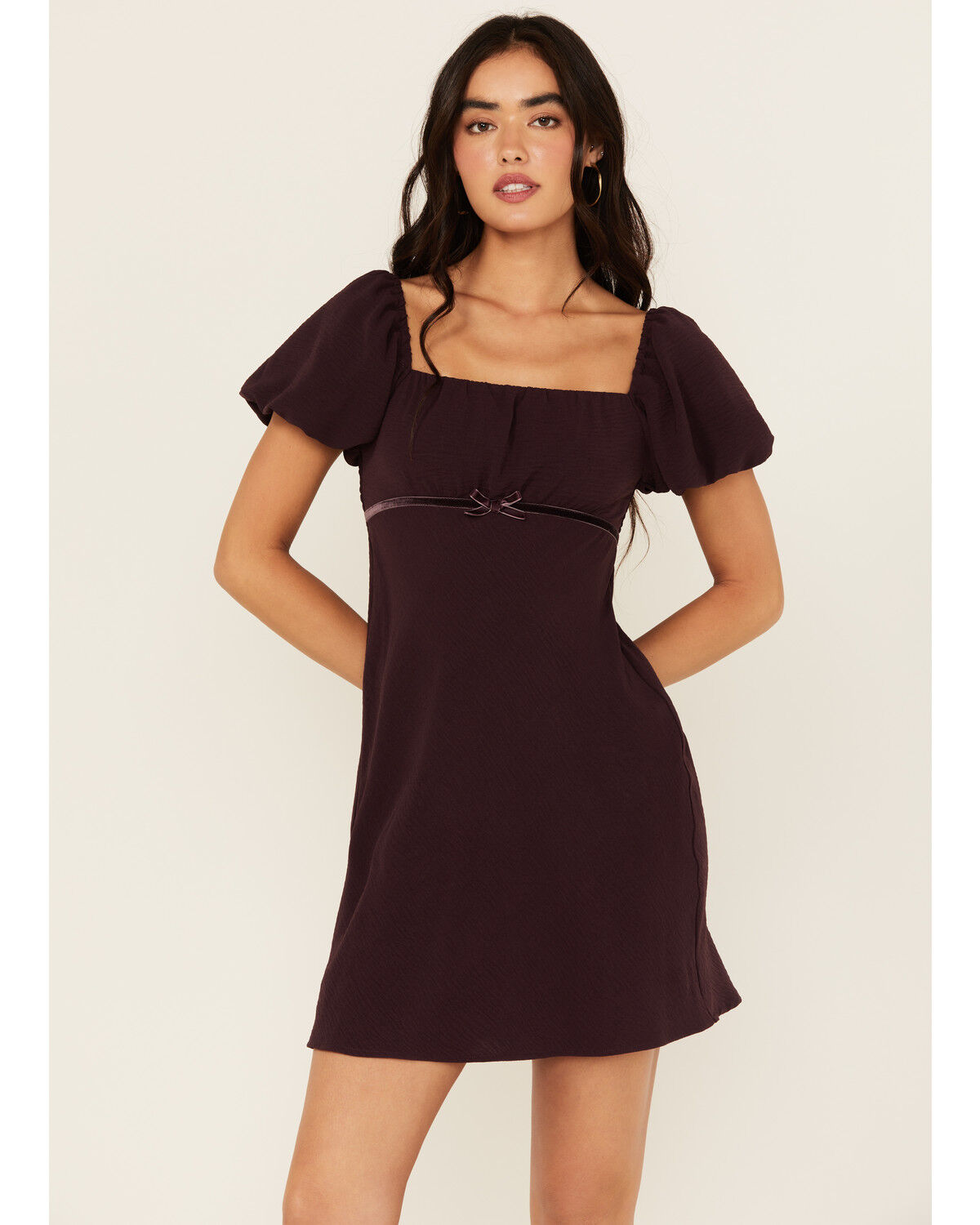 Women's Originality Emma Bow Mini Dress