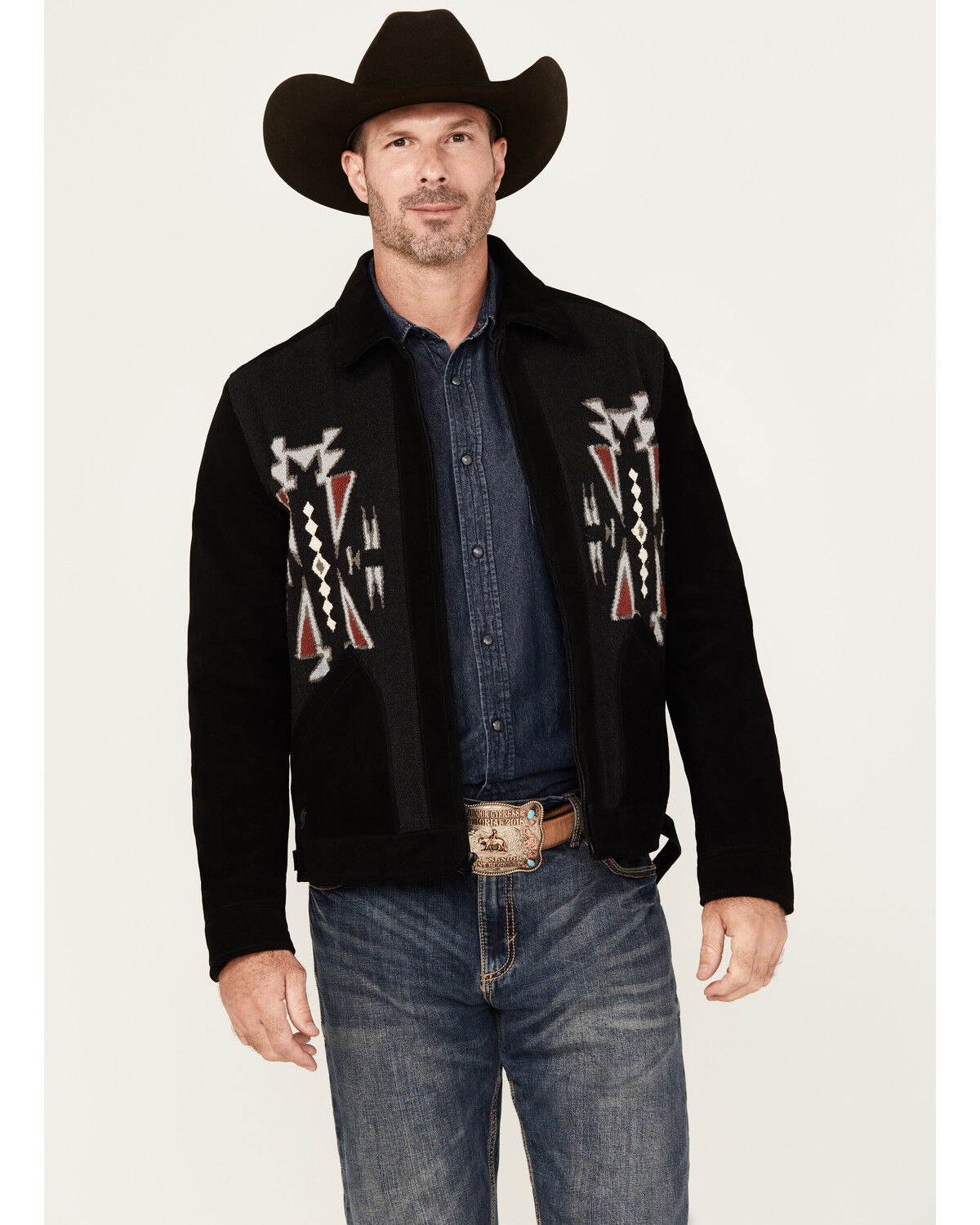 Men's Moonshine Spirit Puebla Suede Zip Jacket