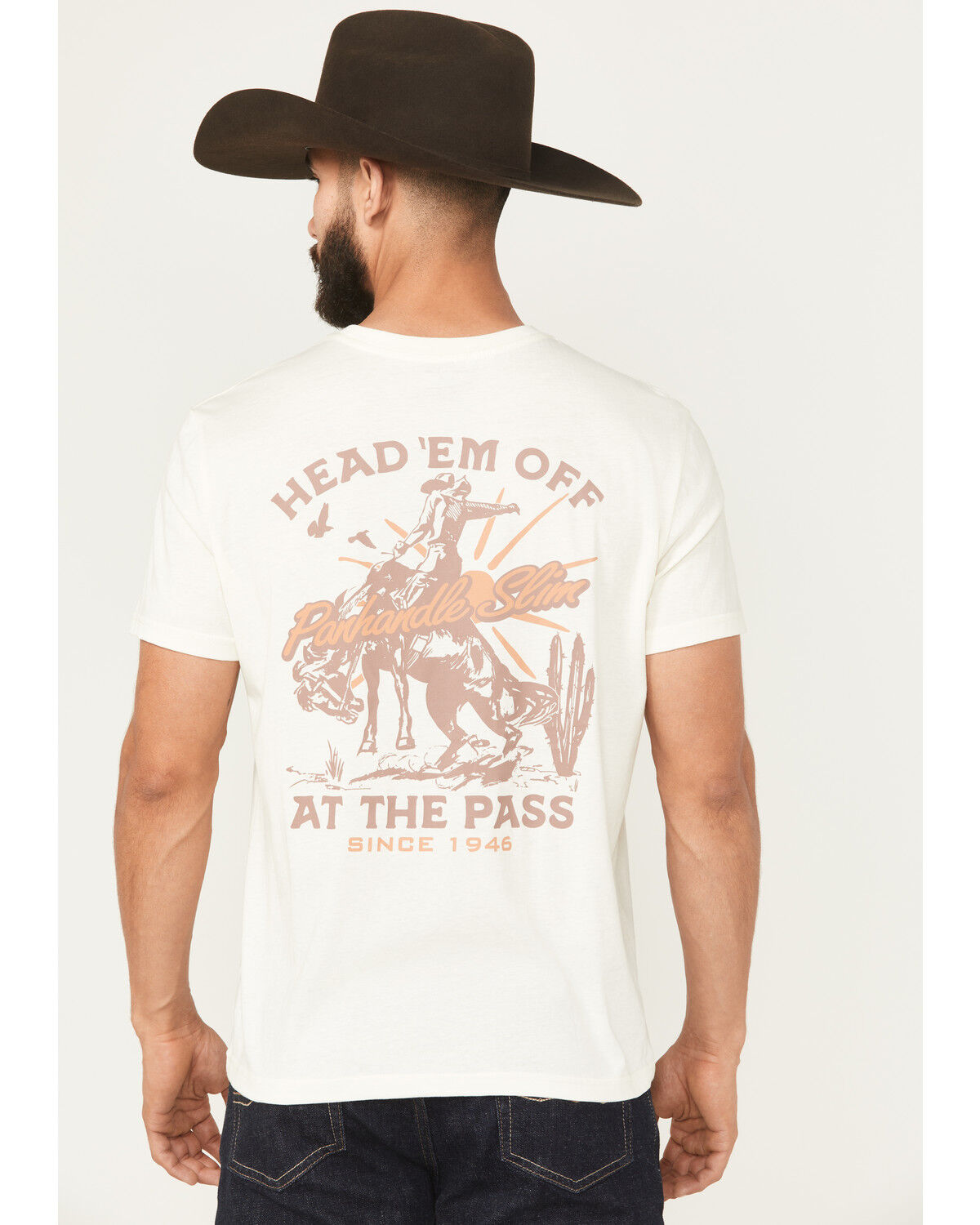 Men's Panhandle Slim Head 'Em Off Short Sleeve Graphic T-Shirt